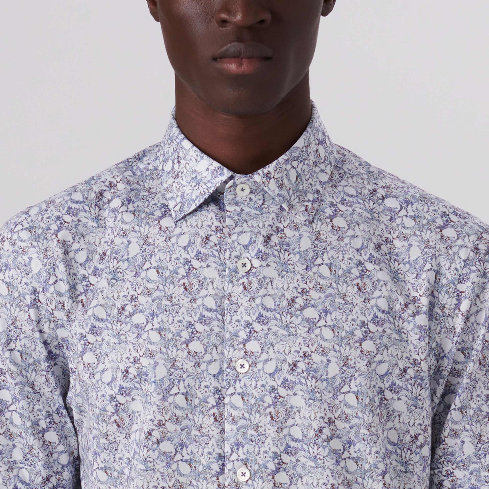 Milo Floral Print OoohCotton Short Sleeve Shirt