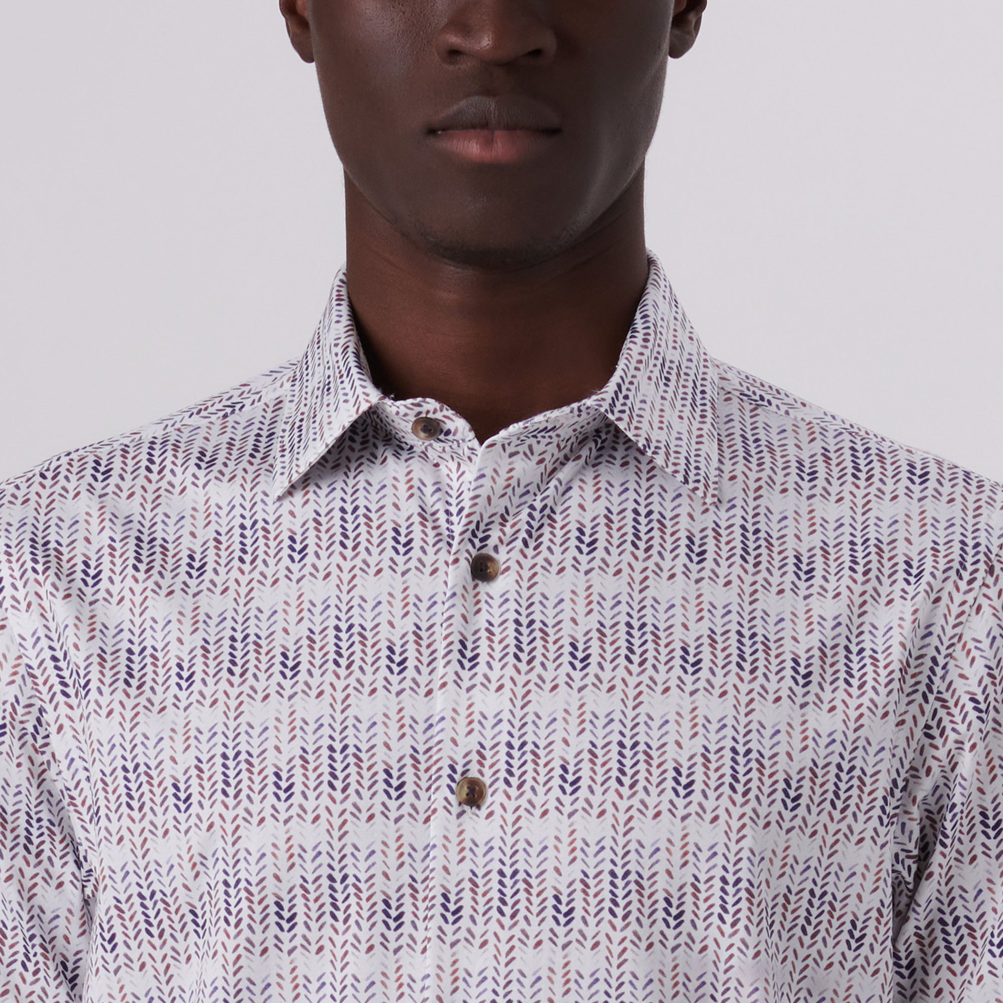 Milo Abstract Print OoohCotton Short Sleeve Shirt