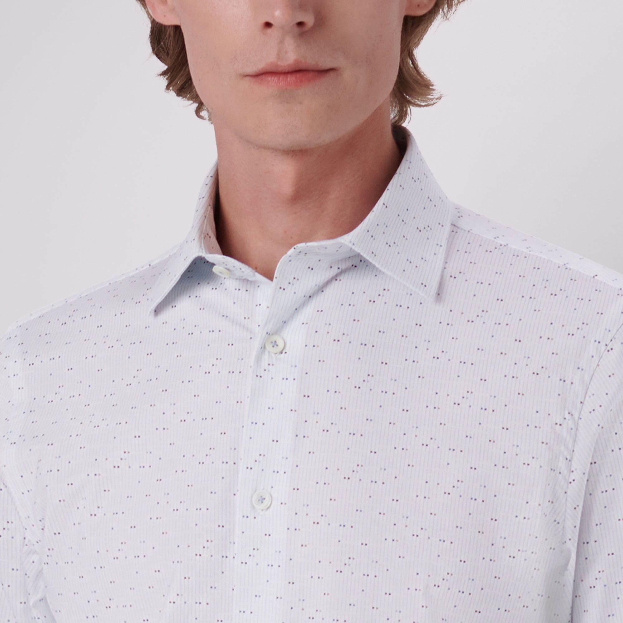 James Geometric Print OoohCotton Shirt