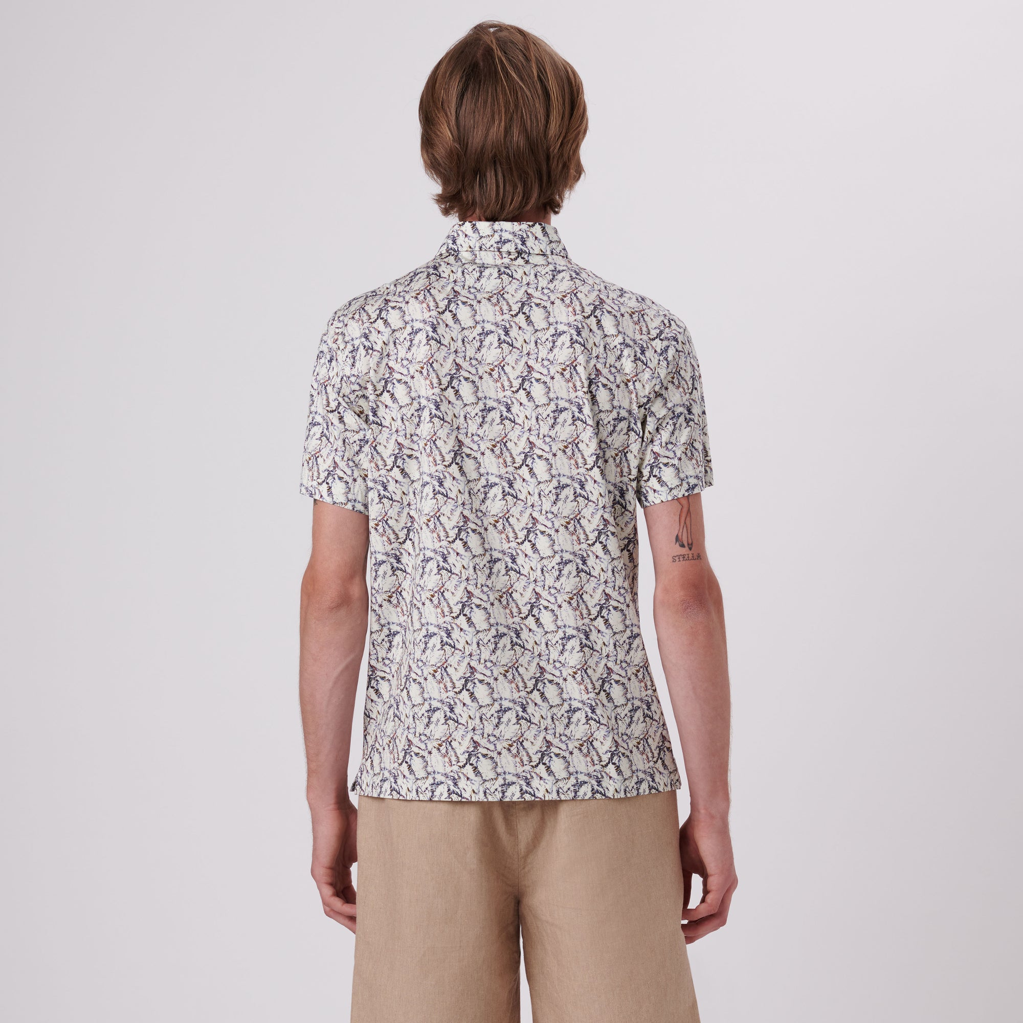Victor Abstract Print OoohCotton Polo