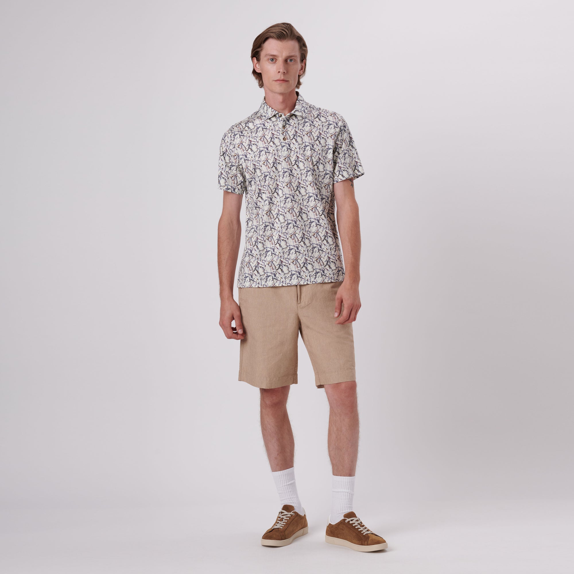 Victor Abstract Print OoohCotton Polo