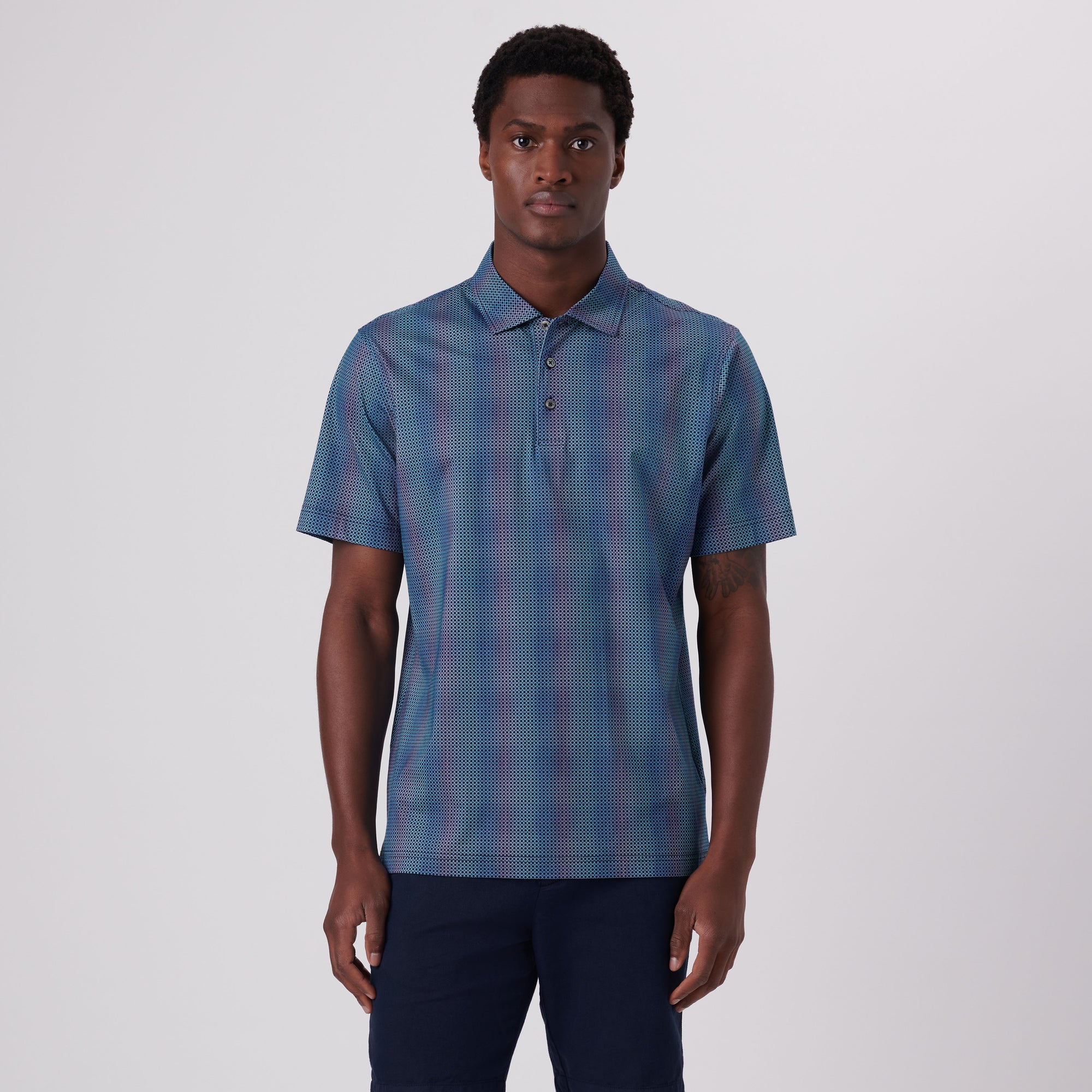 Victor Mandala Print OoohCotton Polo