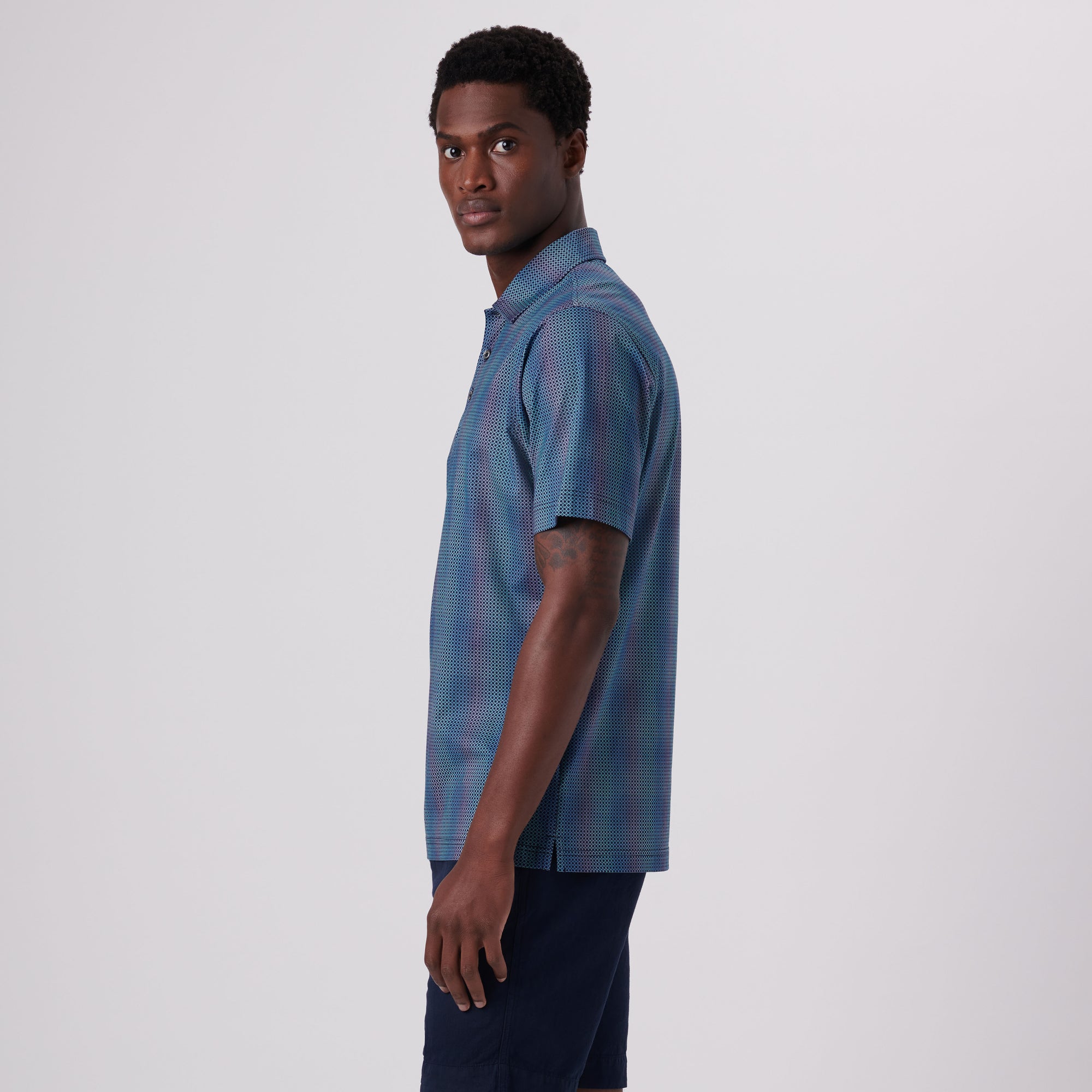Victor Mandala Print OoohCotton Polo