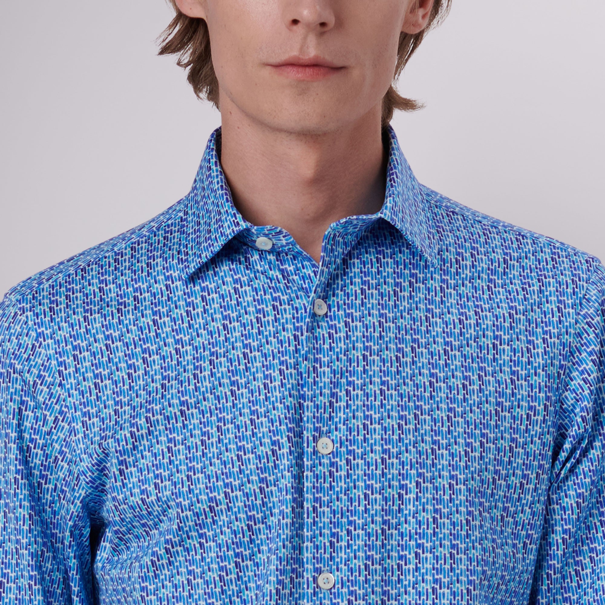 James Abstract Print OoohCotton Shirt