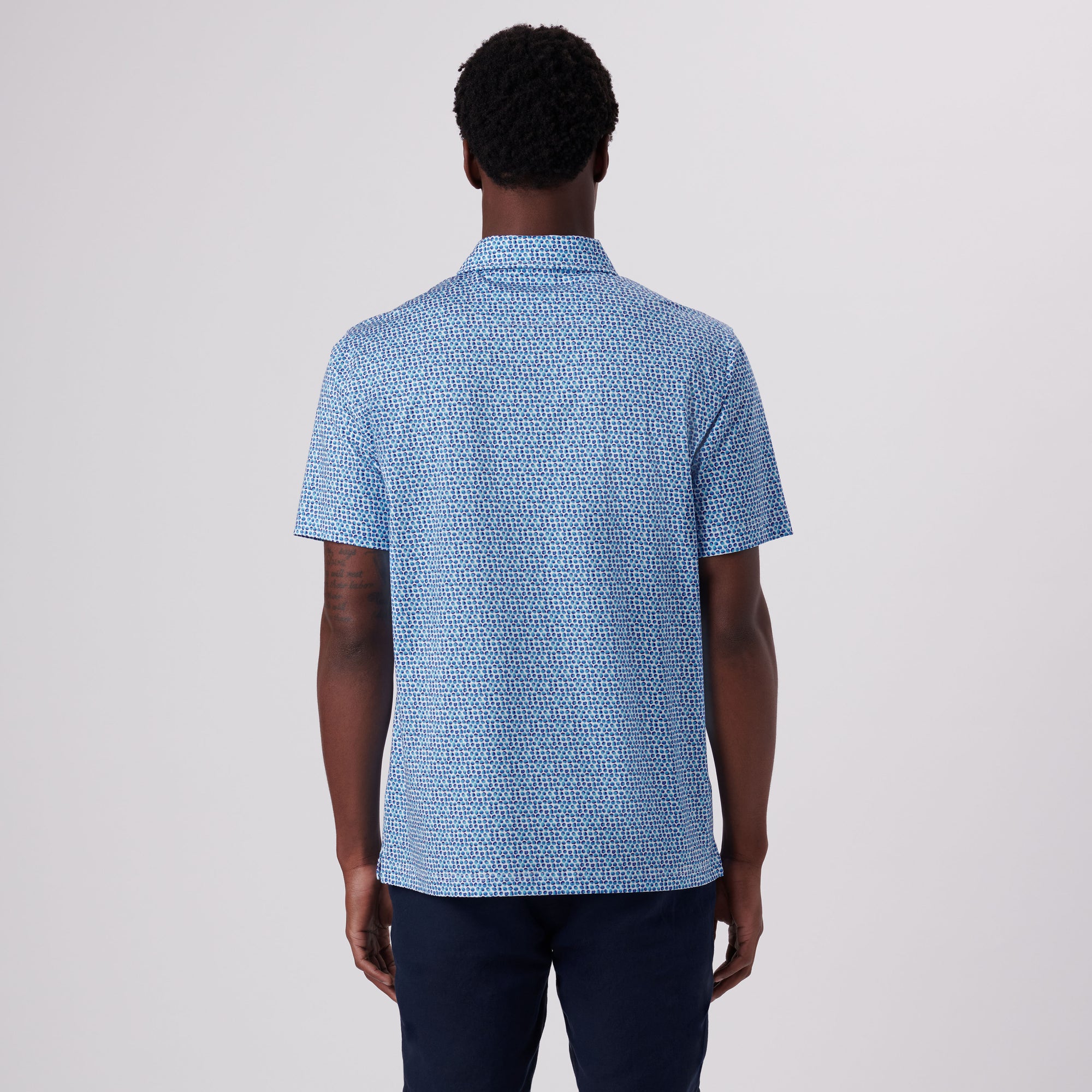 Victor Abstract Print OoohCotton Polo
