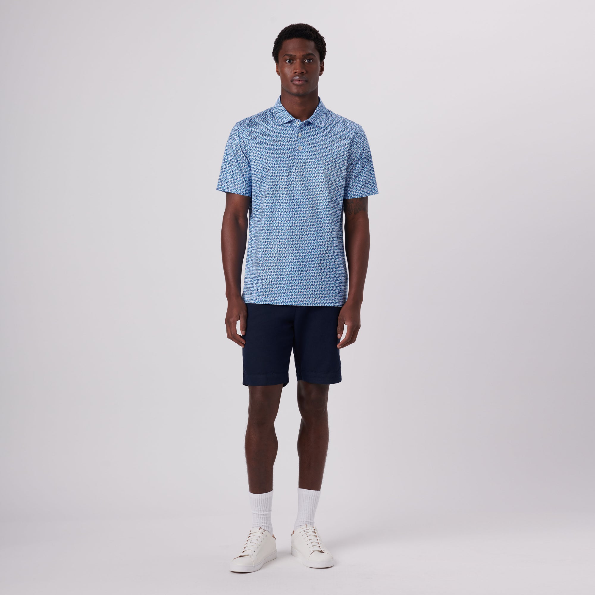 Victor Abstract Print OoohCotton Polo