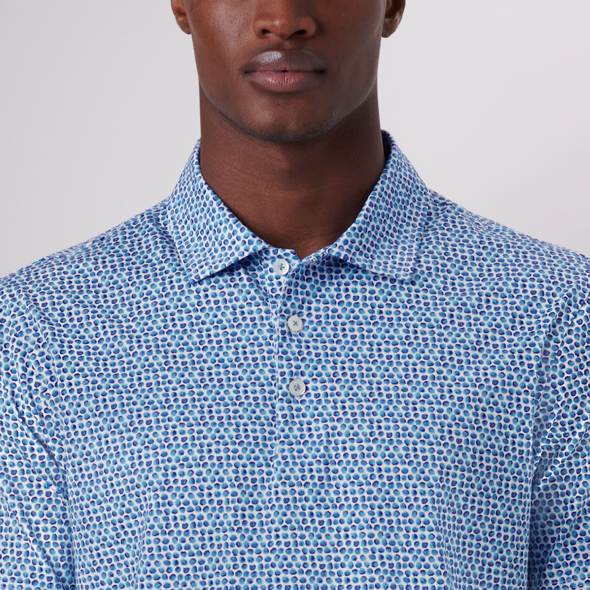 Victor Abstract Print OoohCotton Polo