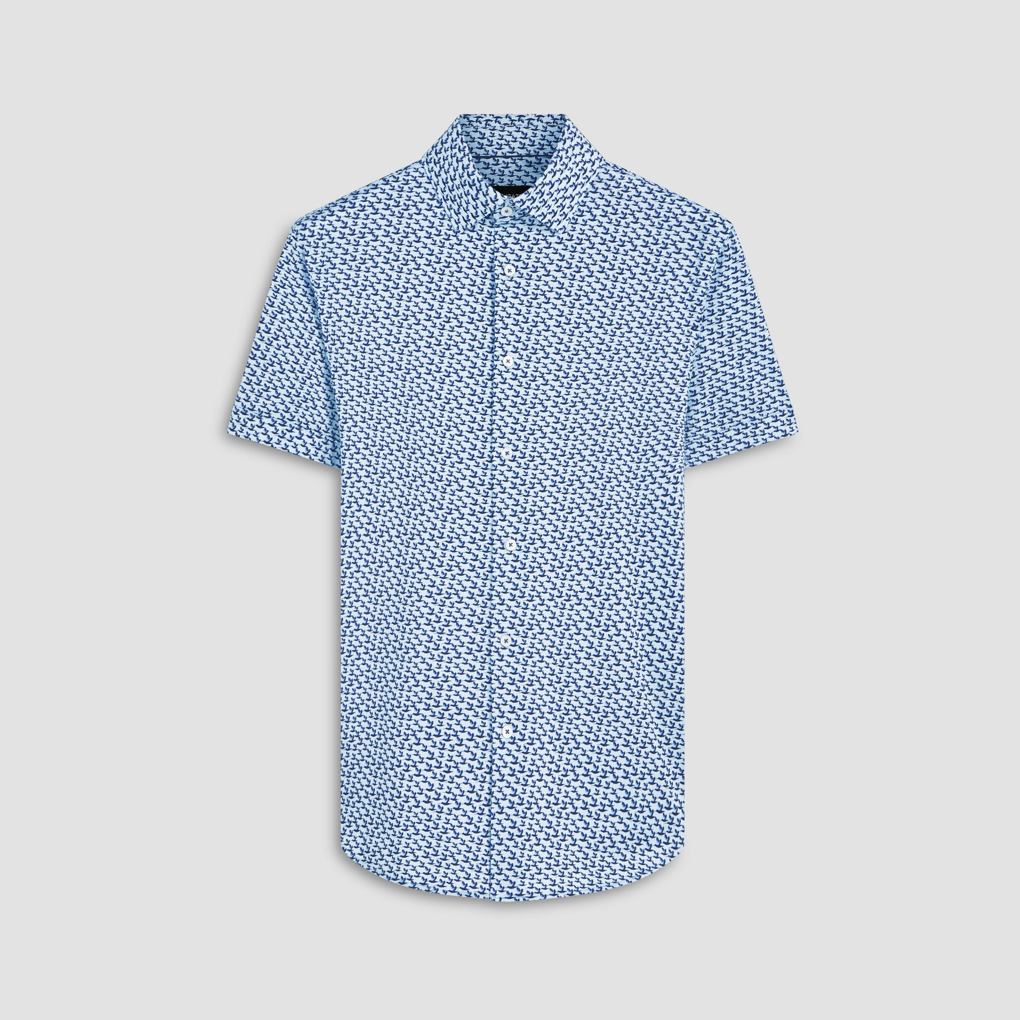 Miles Abstract Print OoohCotton Short Sleeve Shirt
