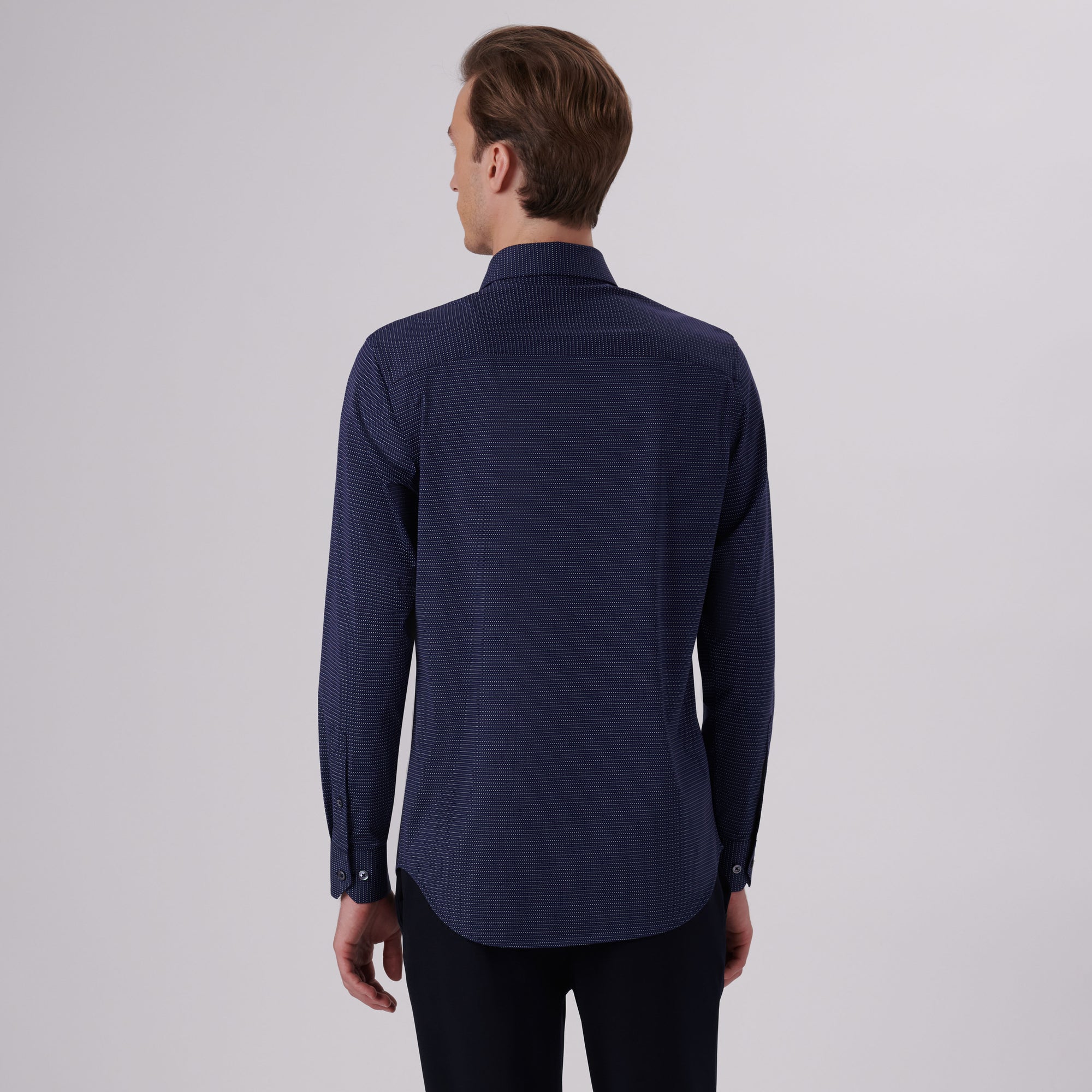 James Chalk Stripe Print OoohCotton Shirt