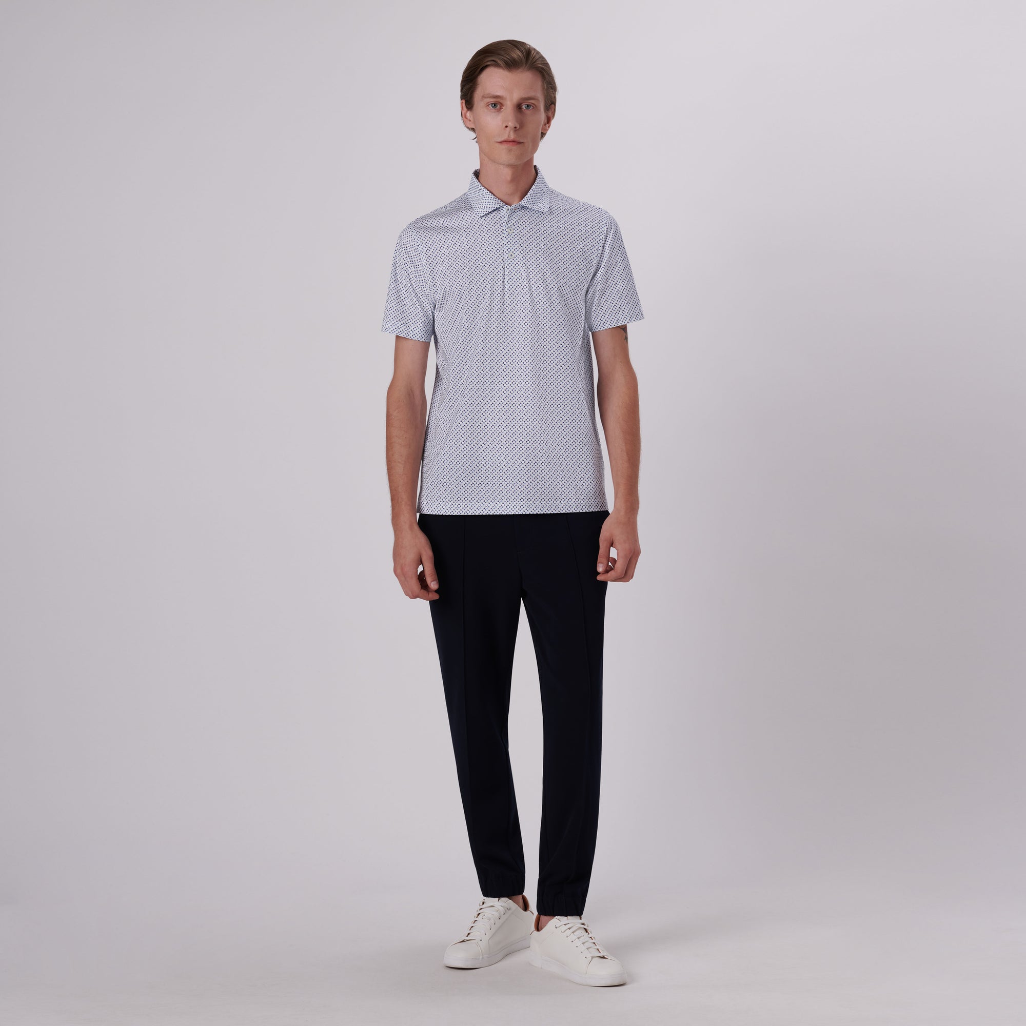 Victor Geometric Print OoohCotton Polo