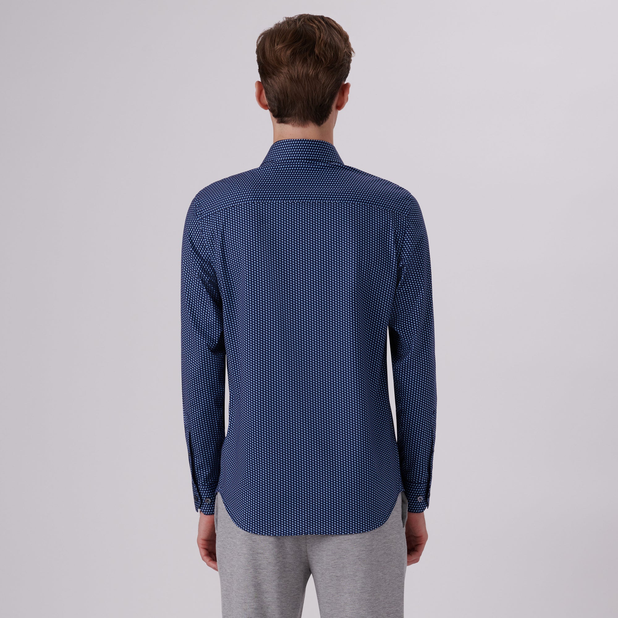 James Geometric Print OoohCotton Shirt