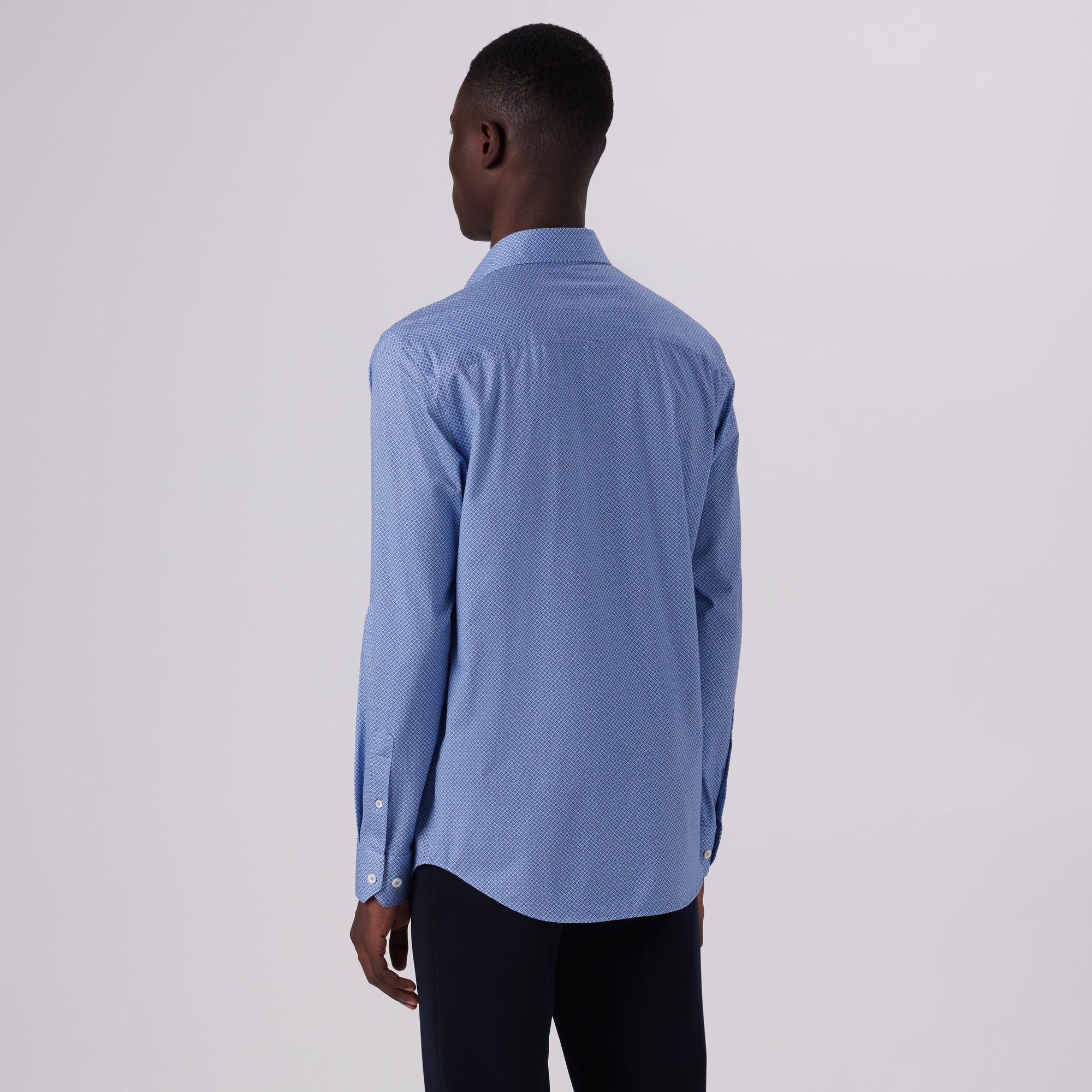 James Geometric Print OoohCotton Shirt