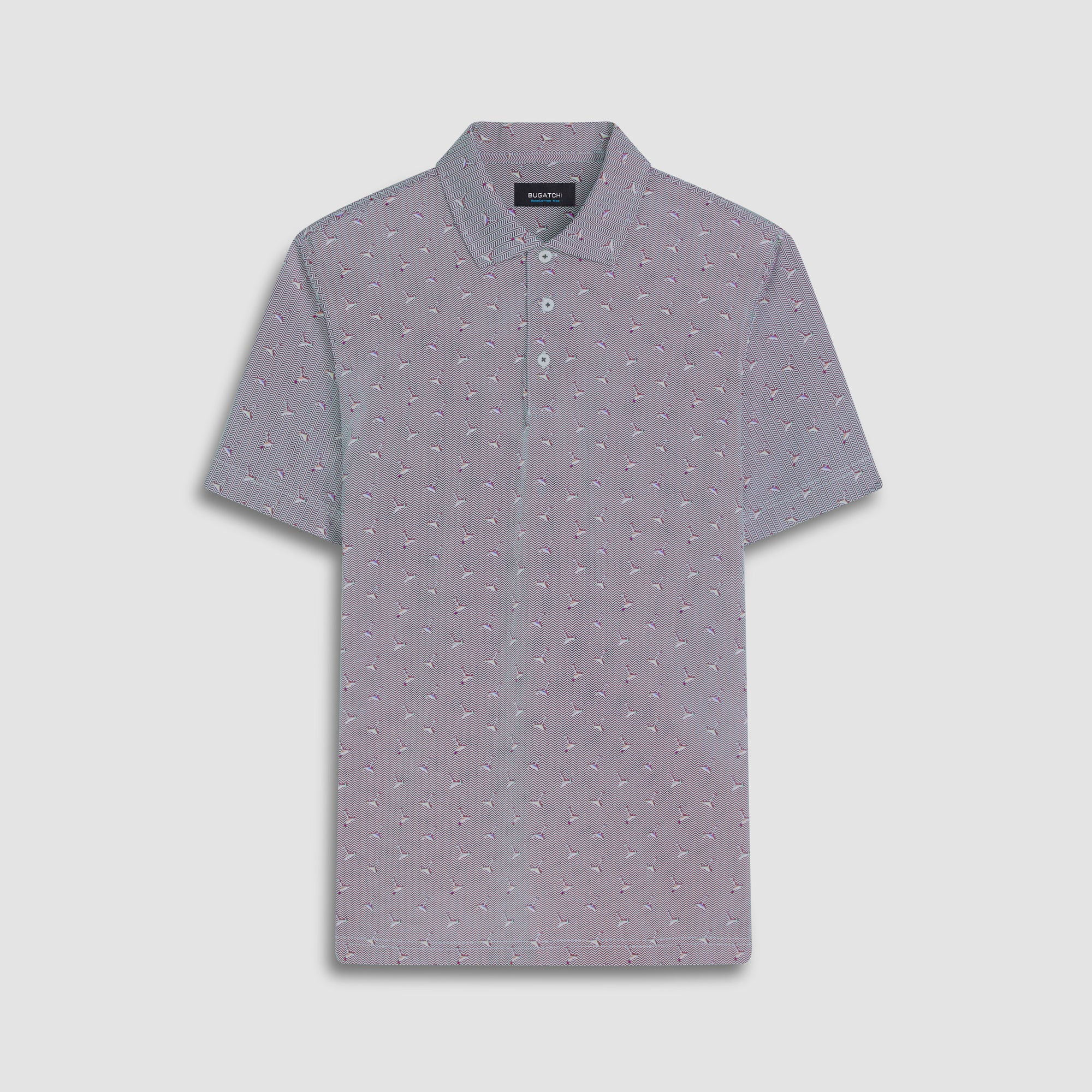 Victor Cocktails Print OoohCotton Polo