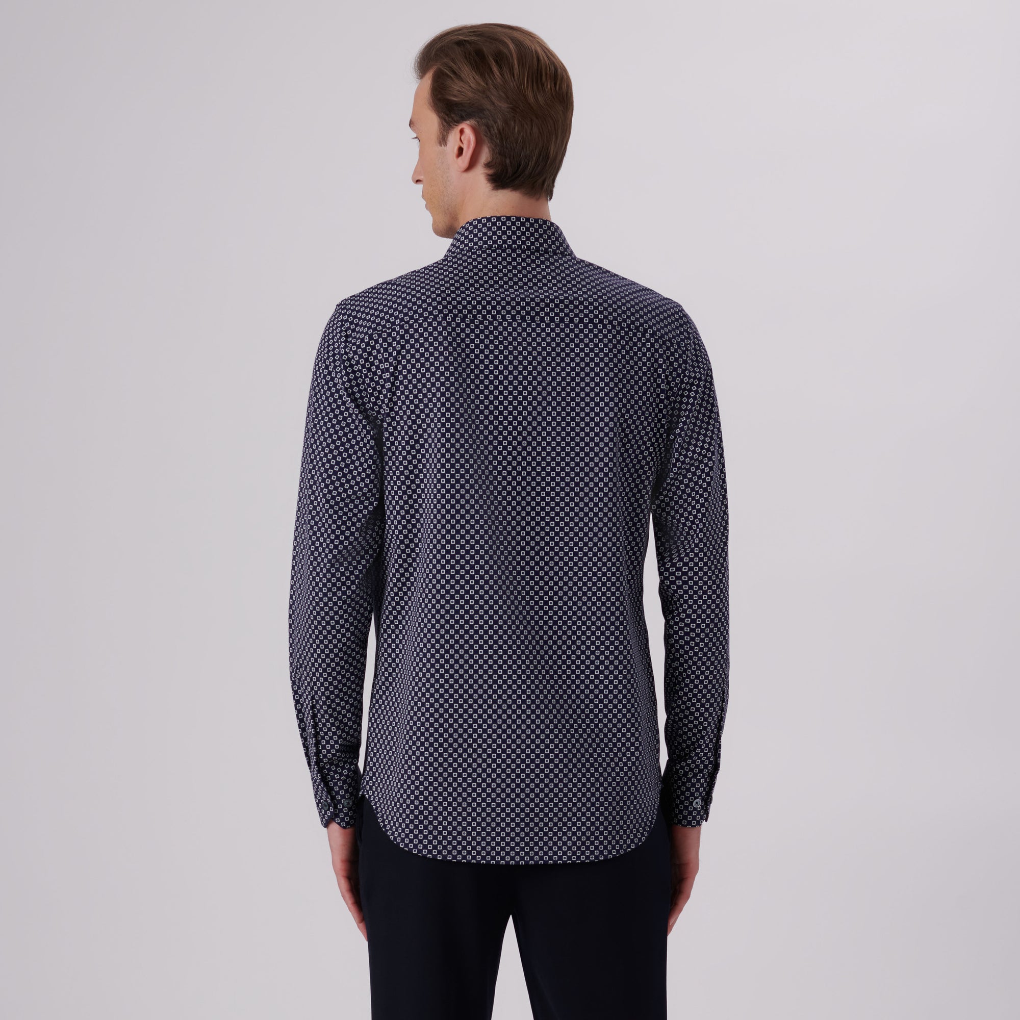 James Geometric Print OoohCotton Shirt