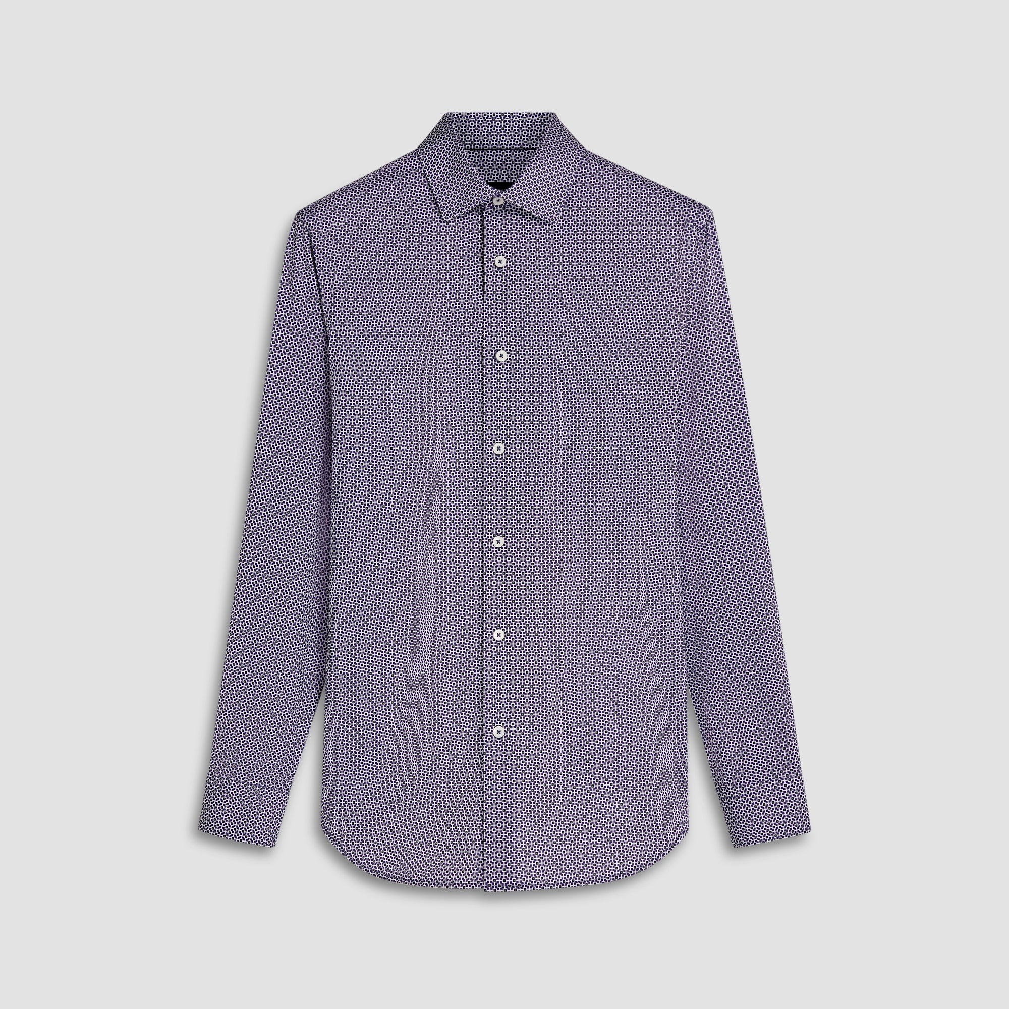 James Geometric Print OoohCotton Shirt