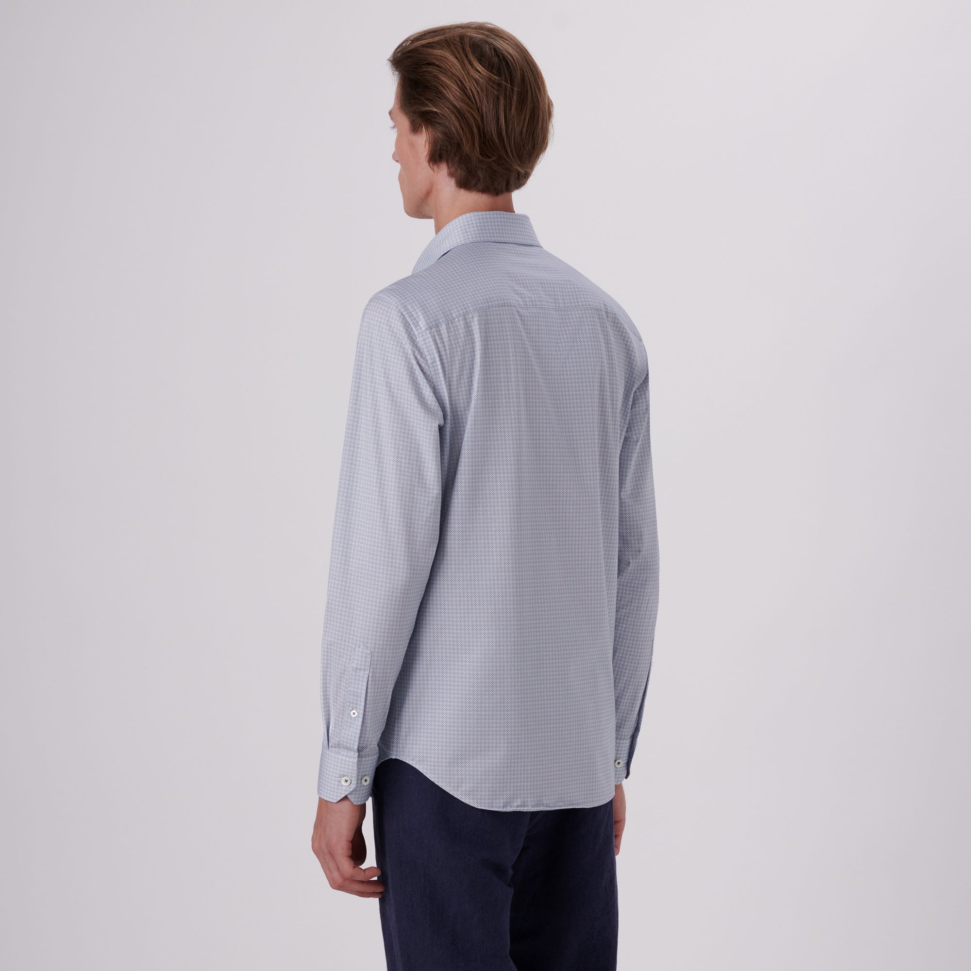 James Geometric Print OoohCotton Shirt