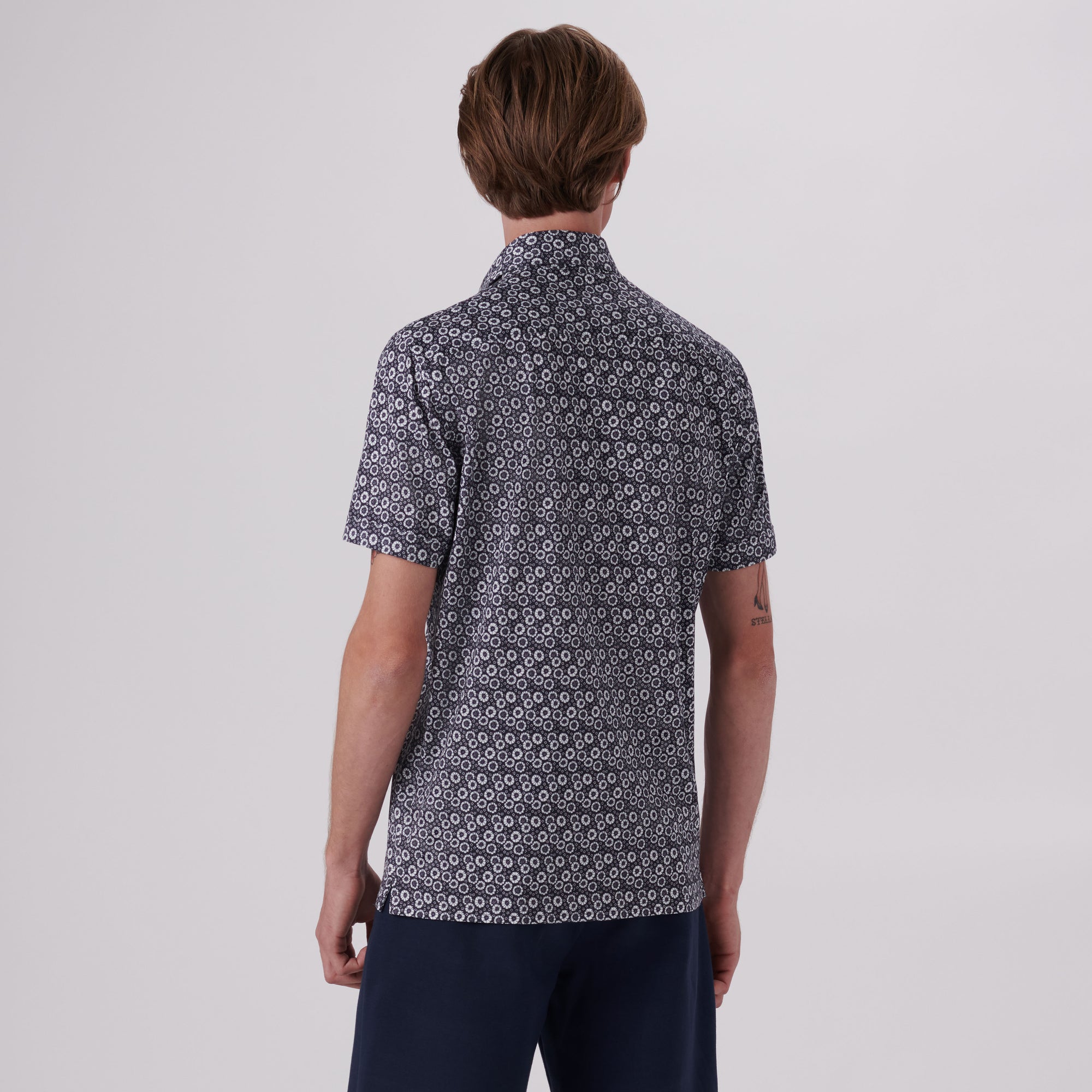 Milo Floral Print OoohCotton Short Sleeve Shirt