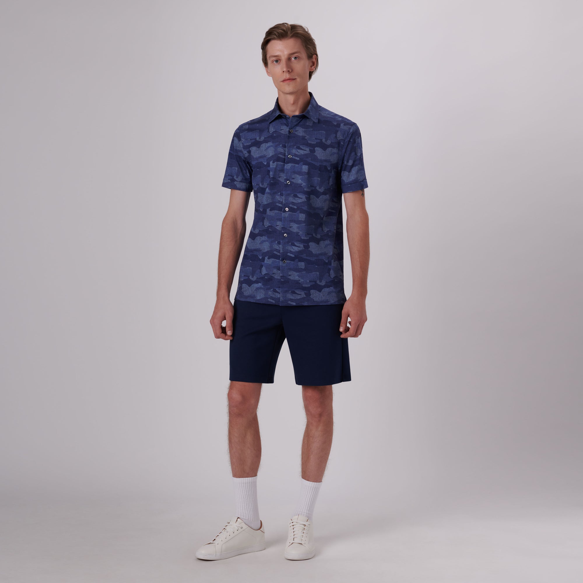 Milo Camouflage Print OoohCotton Short Sleeve Shirt