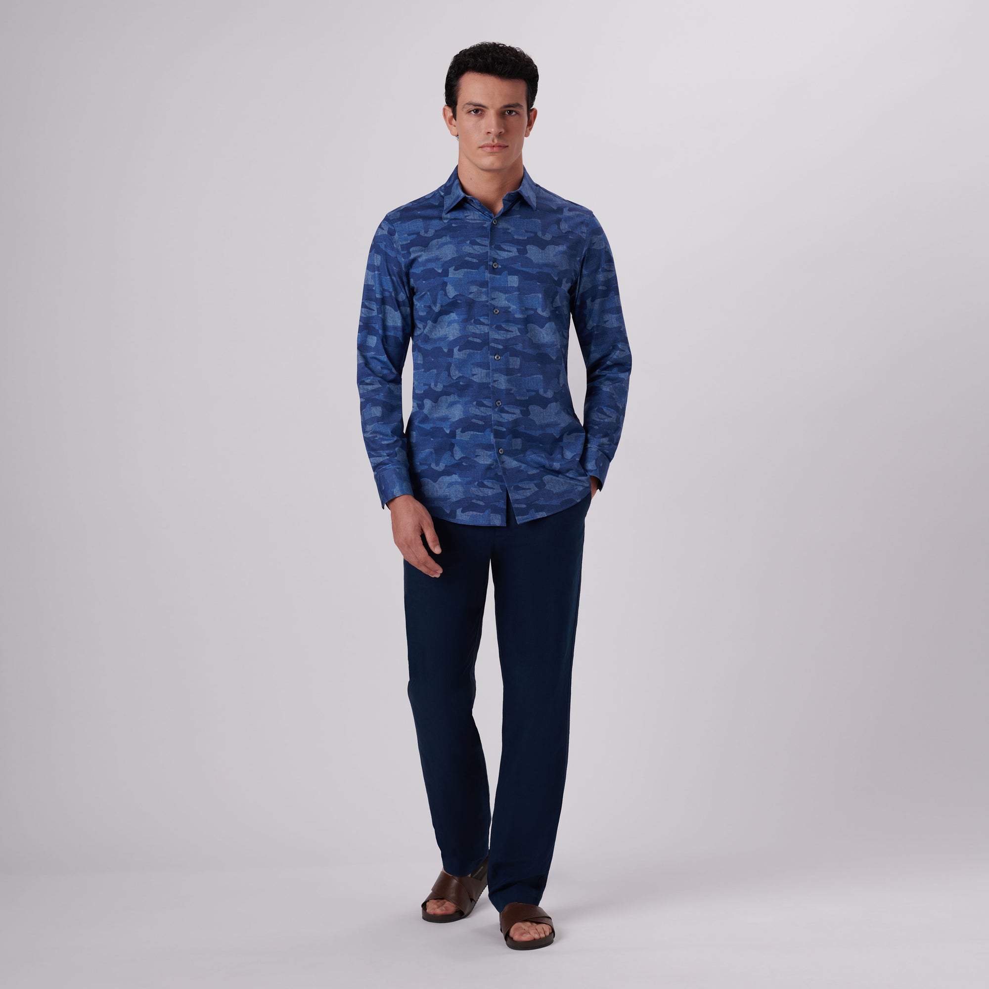 James Camouflage Print OoohCotton Shirt