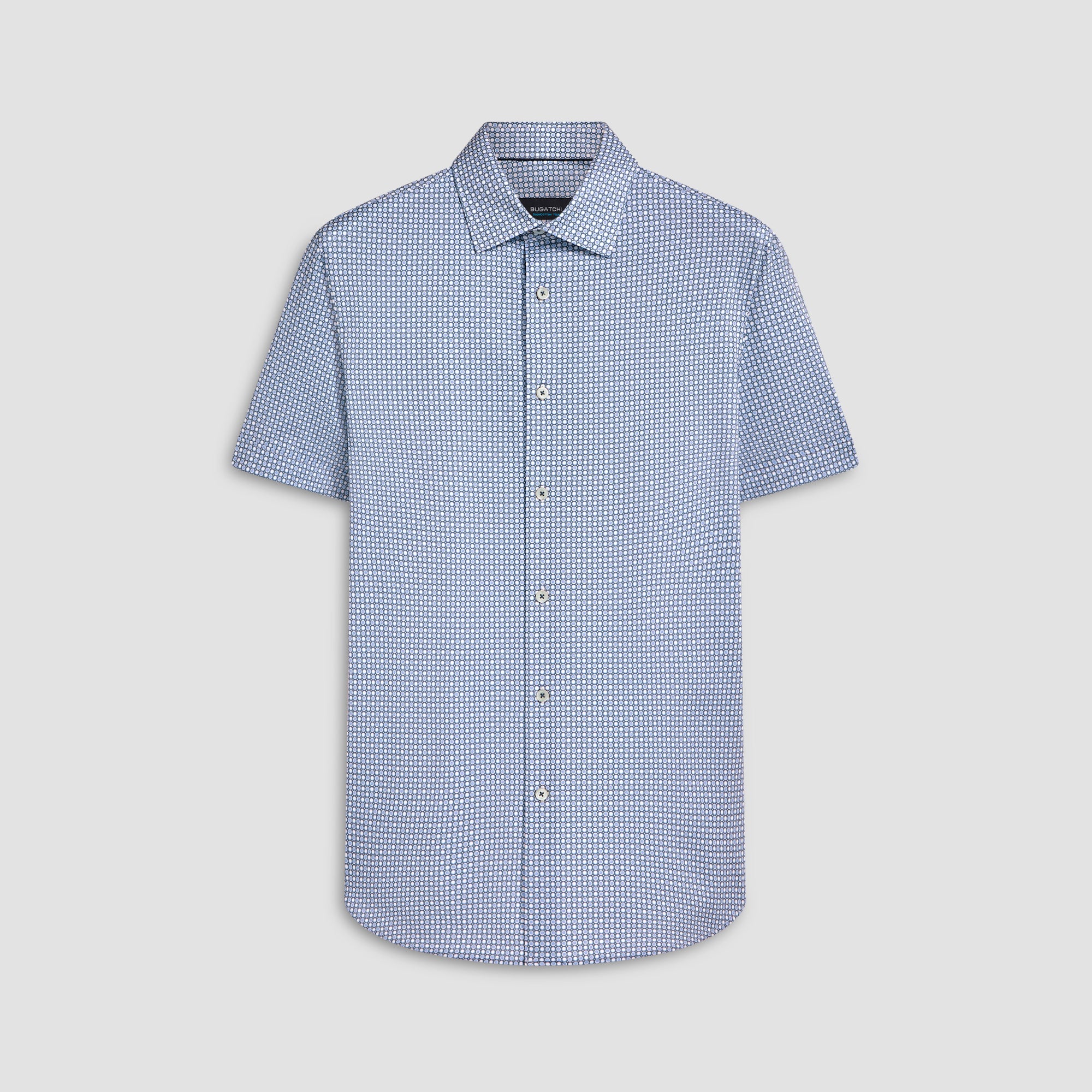 Miles Coin Dot Print OoohCotton Short Sleeve Shirt