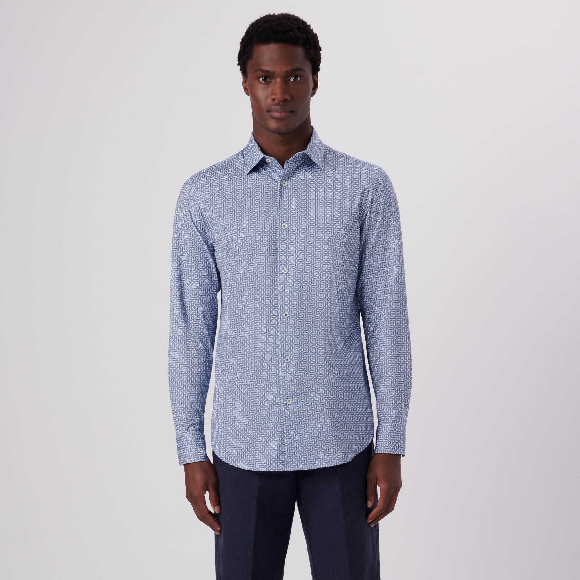 James Coin Dot Print OoohCotton Shirt