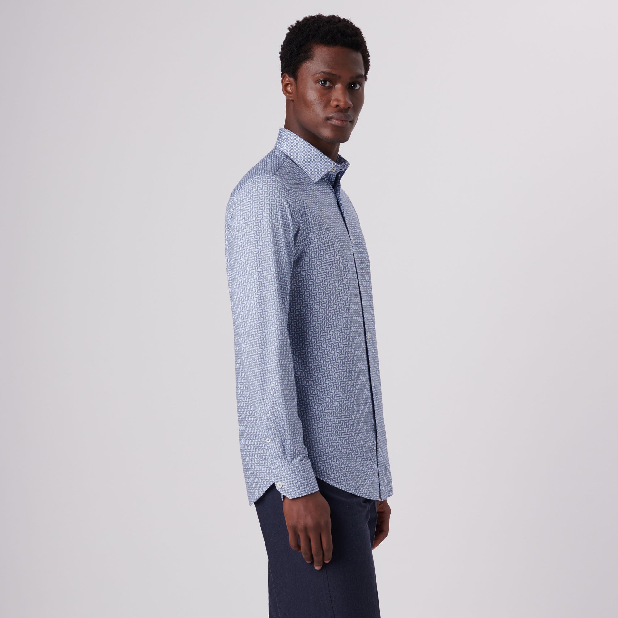 James Coin Dot Print OoohCotton Shirt