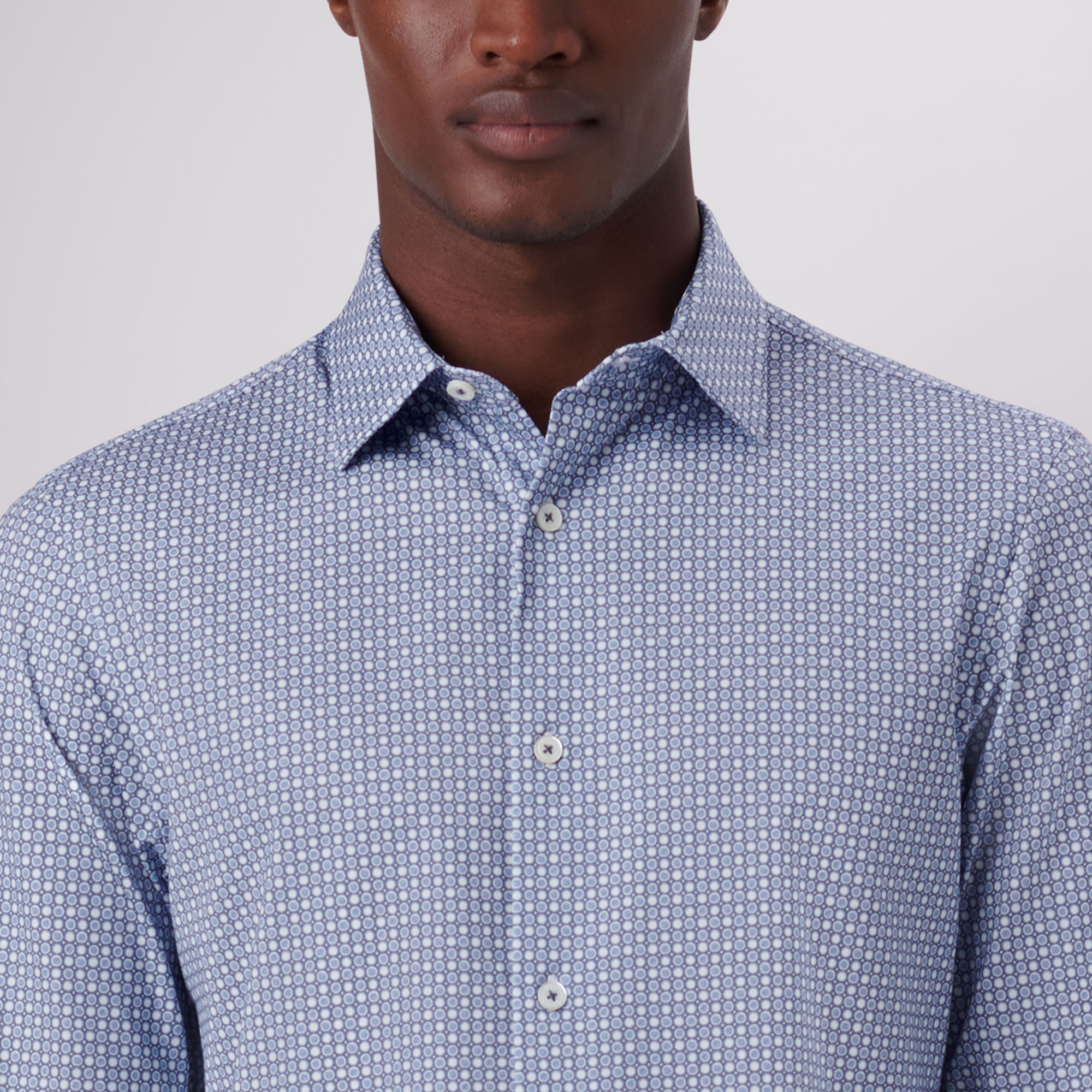 James Coin Dot Print OoohCotton Shirt