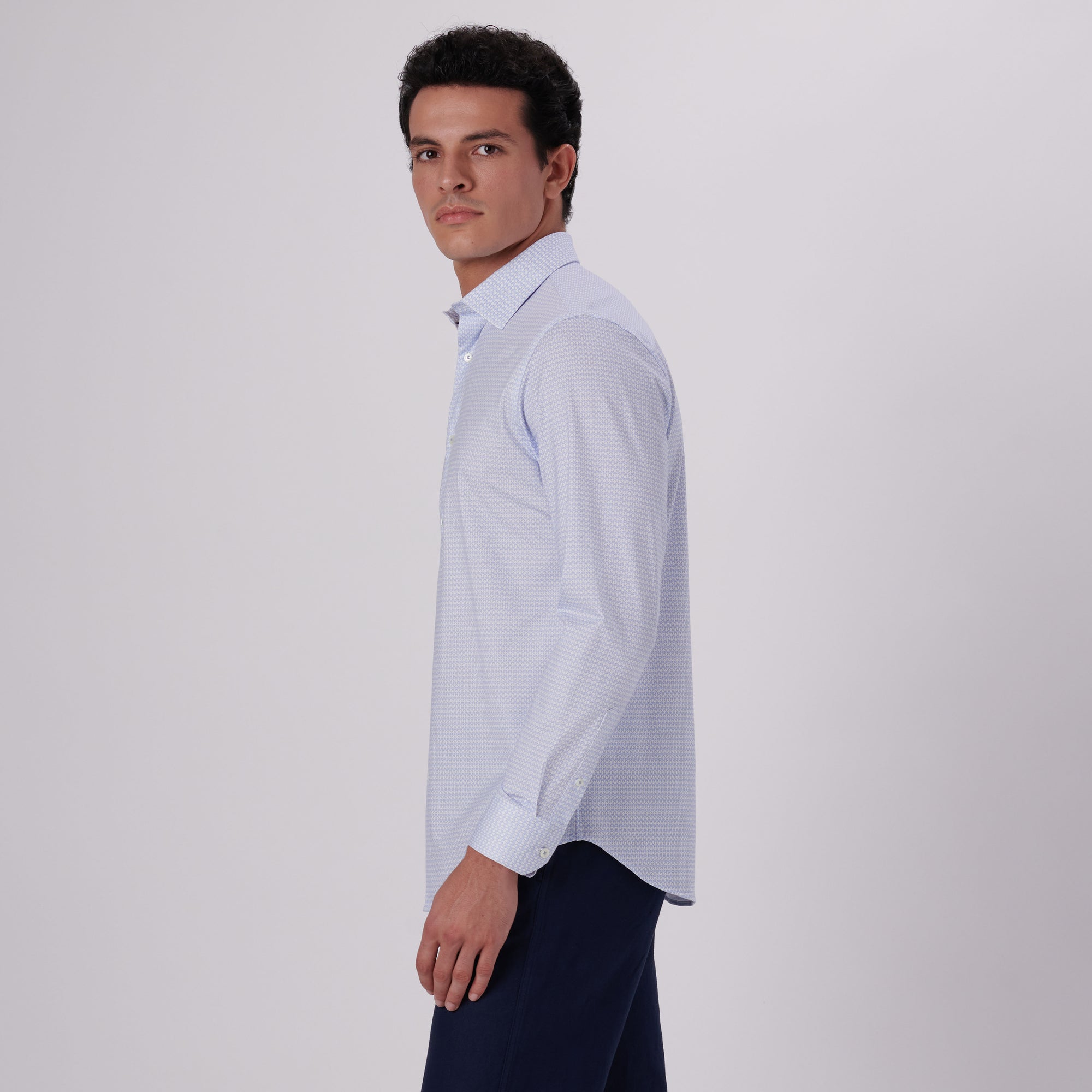 James Chain Link Print OoohCotton Shirt
