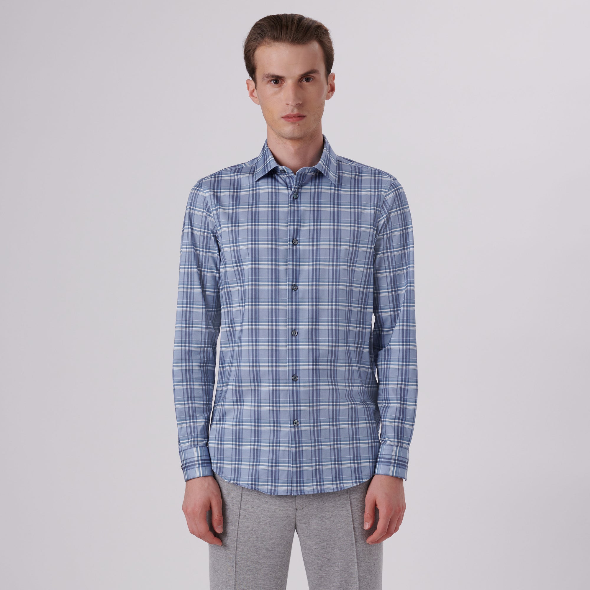 James Plaid Check Print OoohCotton Shirt