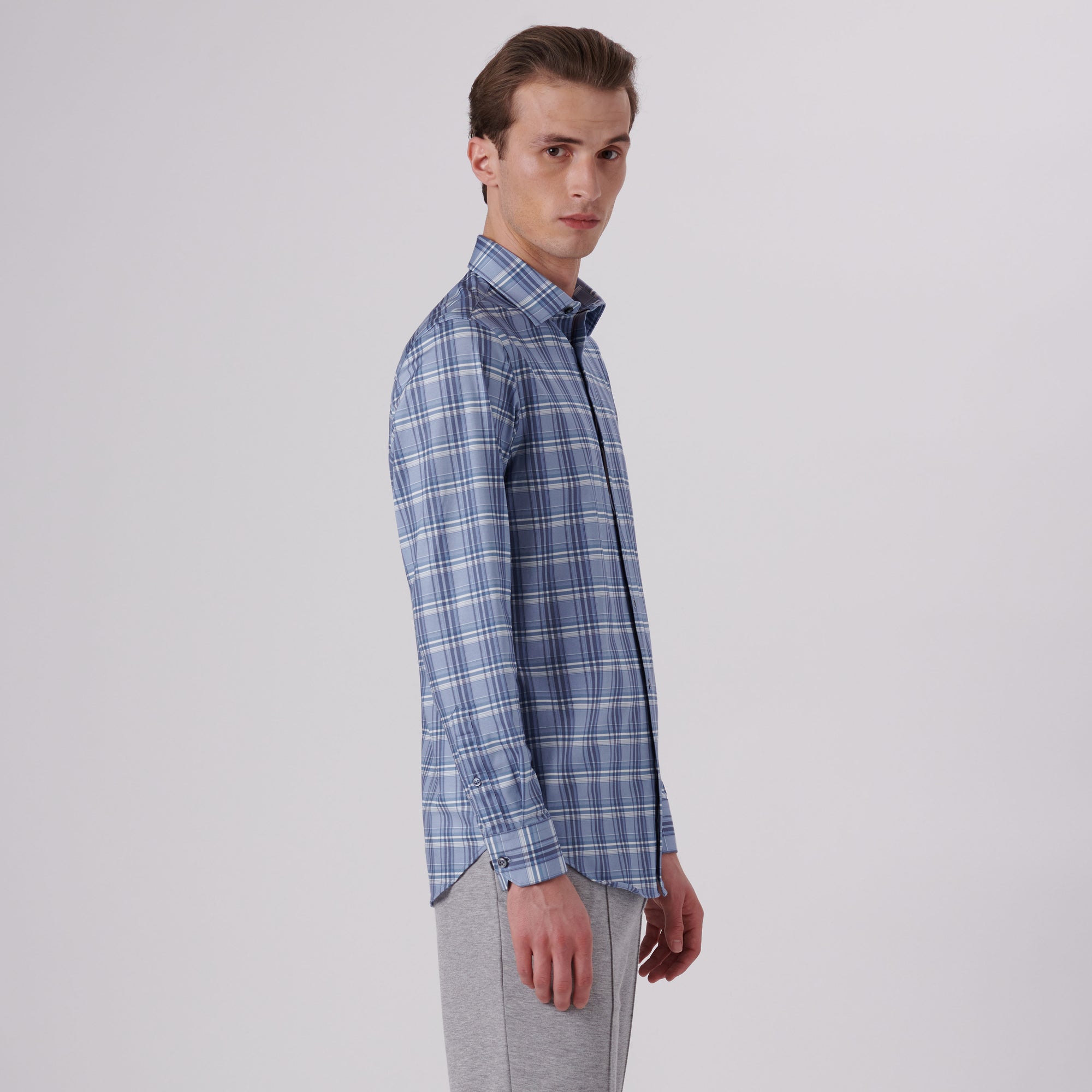 James Plaid Check Print OoohCotton Shirt