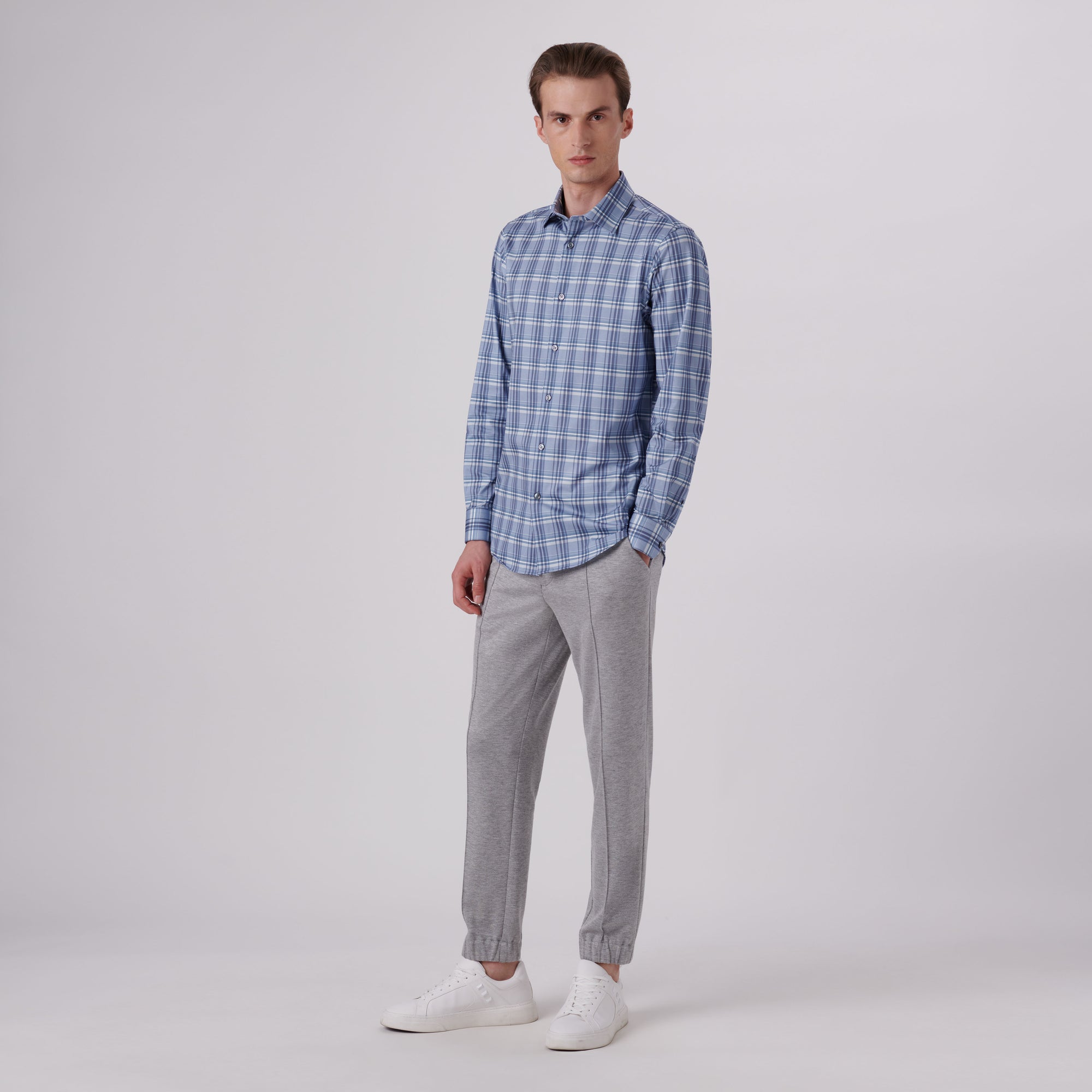 James Plaid Check Print OoohCotton Shirt