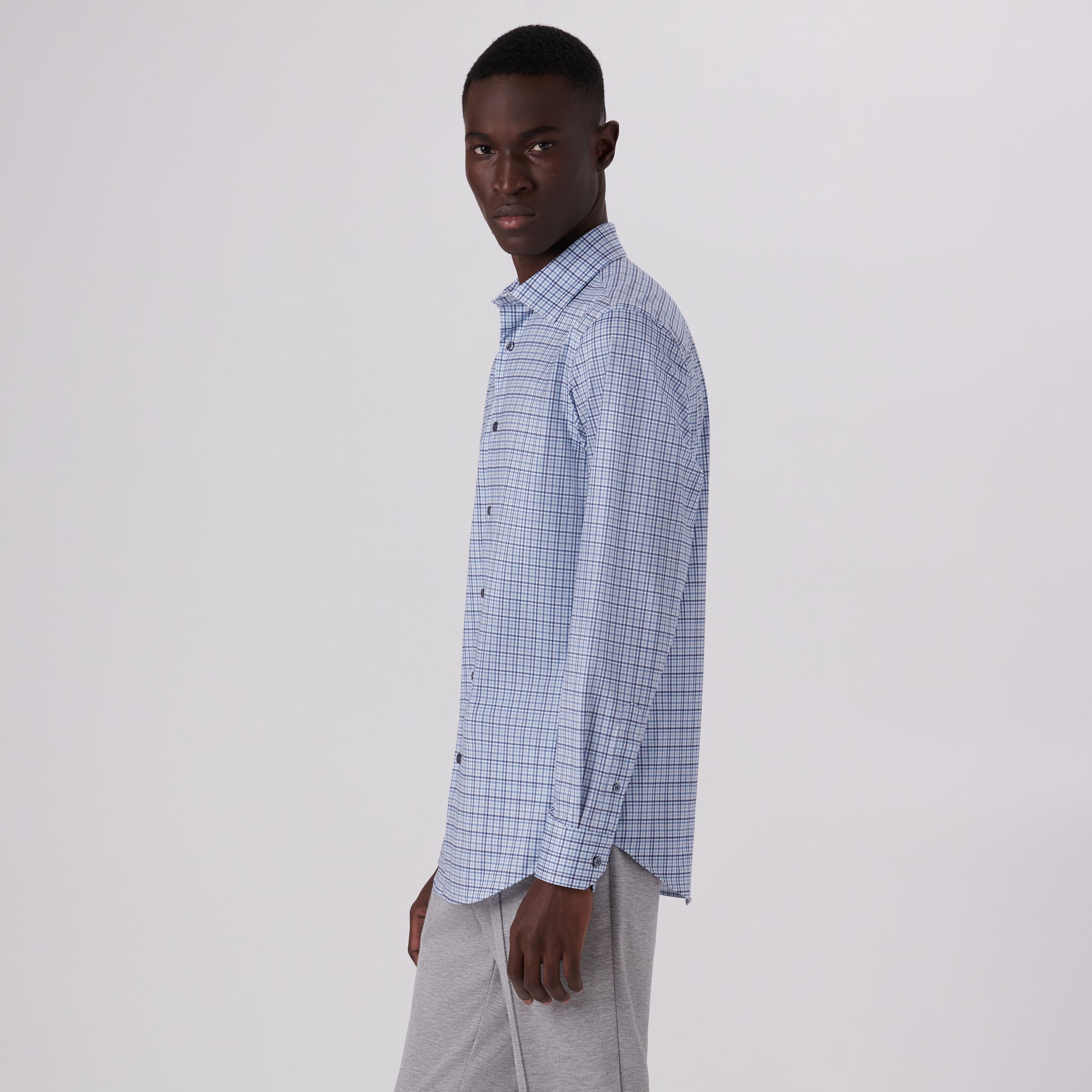 James Tattersall Check Print OoohCotton Shirt