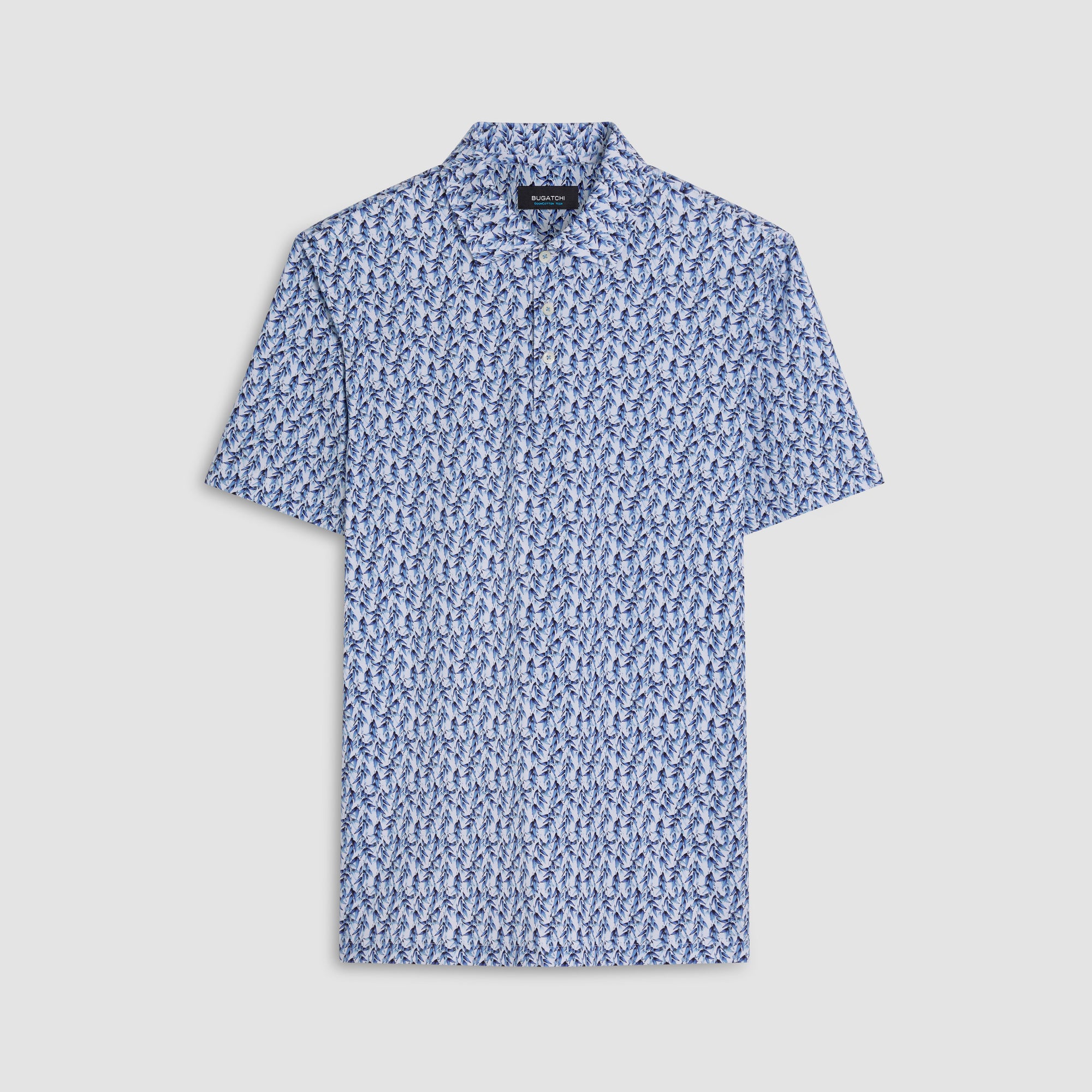 Victor Leaf Print OoohCotton Polo
