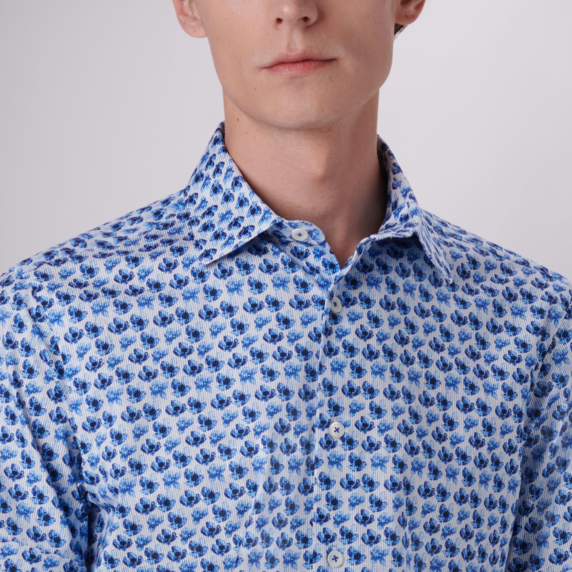 Milo Floral Print OoohCotton Short Sleeve Shirt