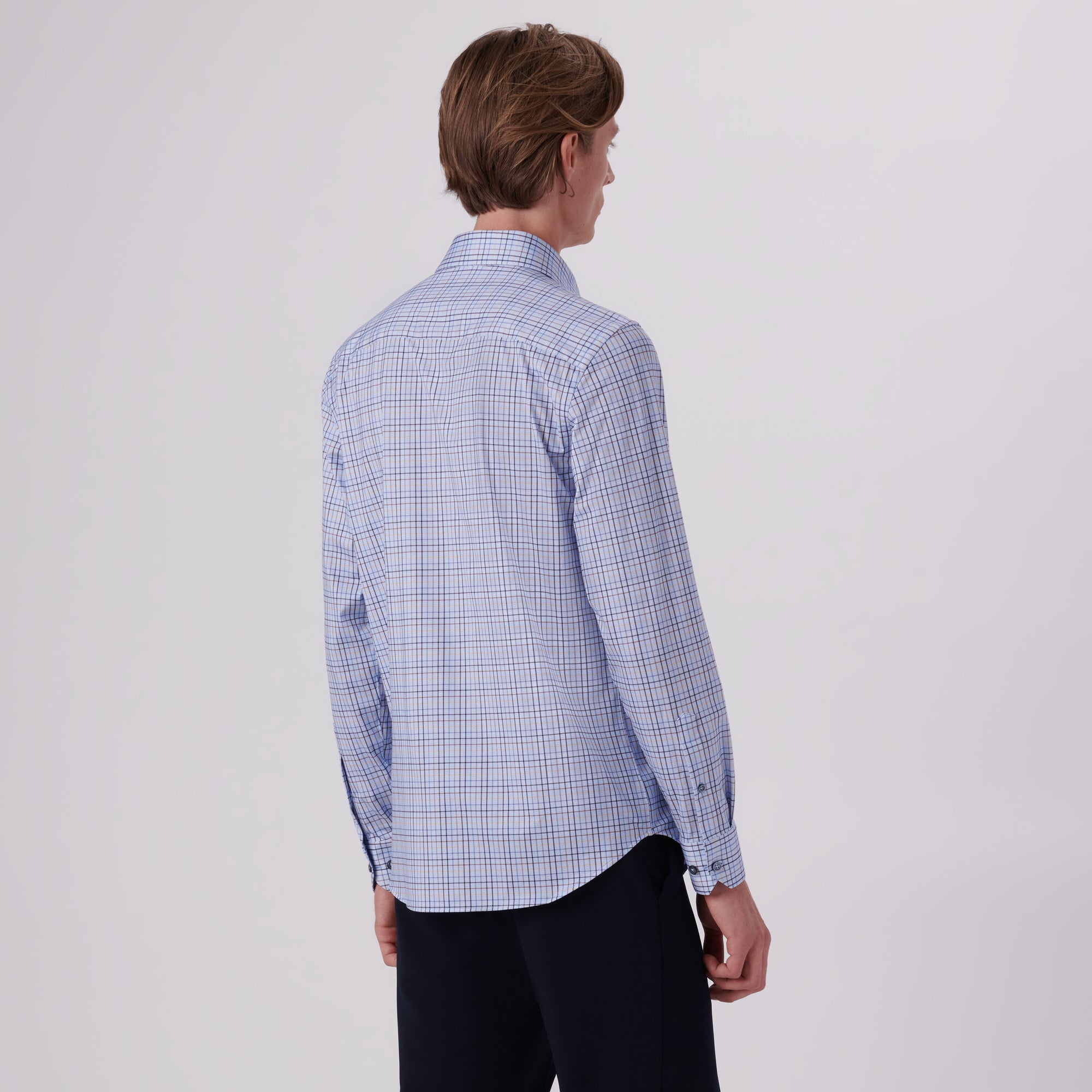 James Tattersall Check Print OoohCotton Shirt