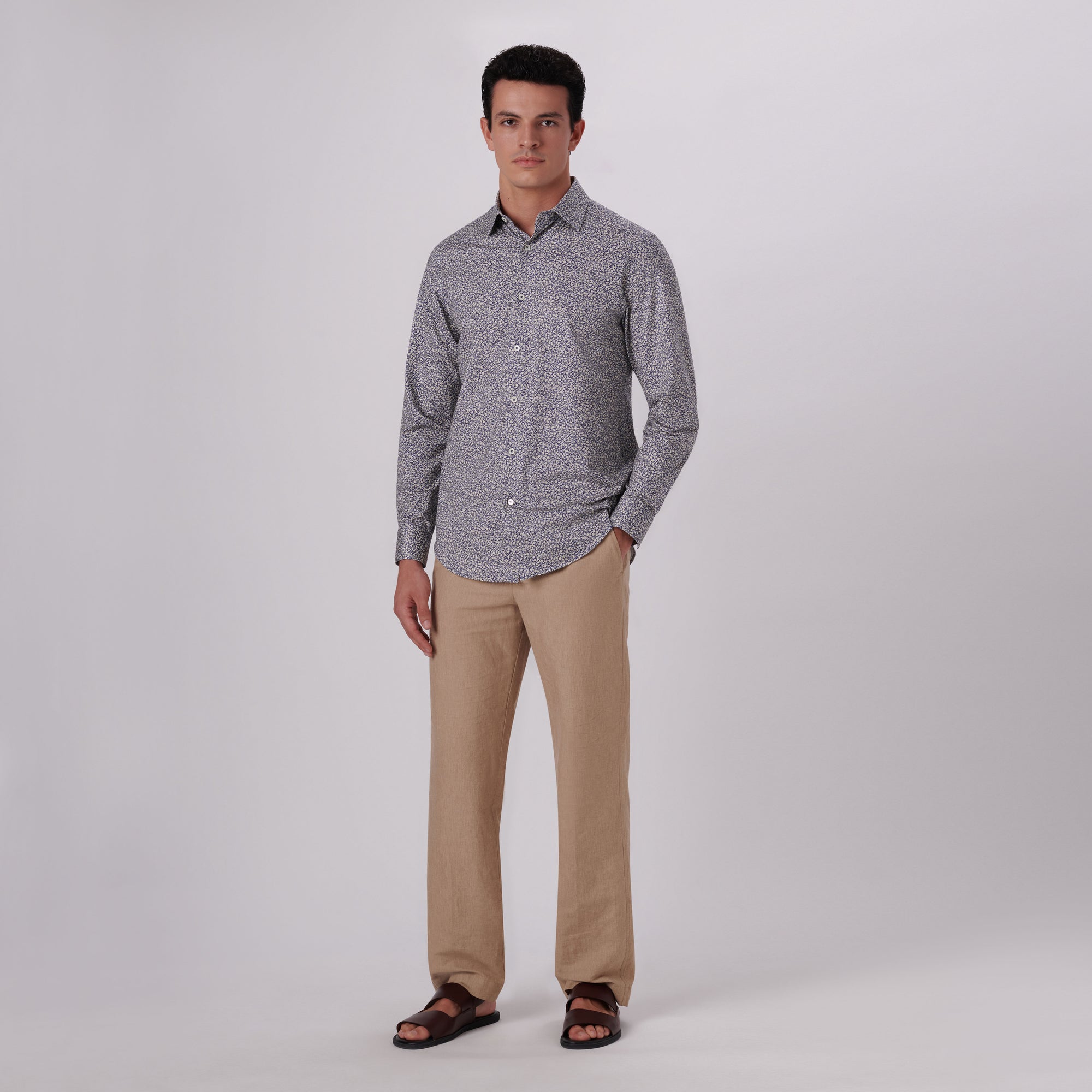 James Floral Print OoohCotton Shirt