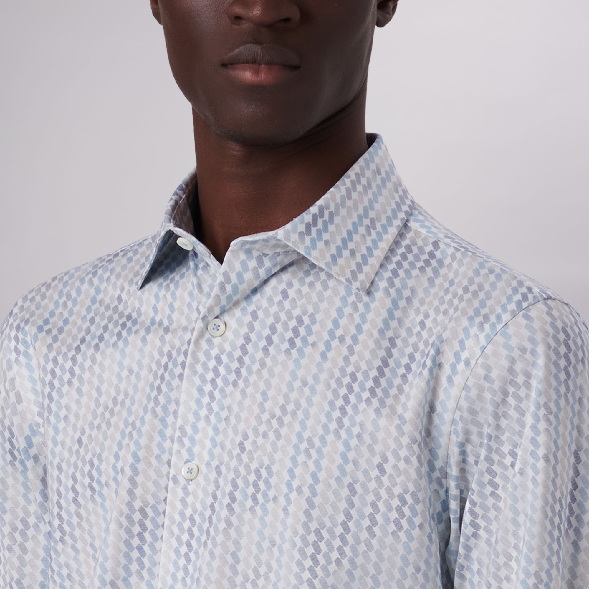 James Ribbon Stripe Print OoohCotton Shirt