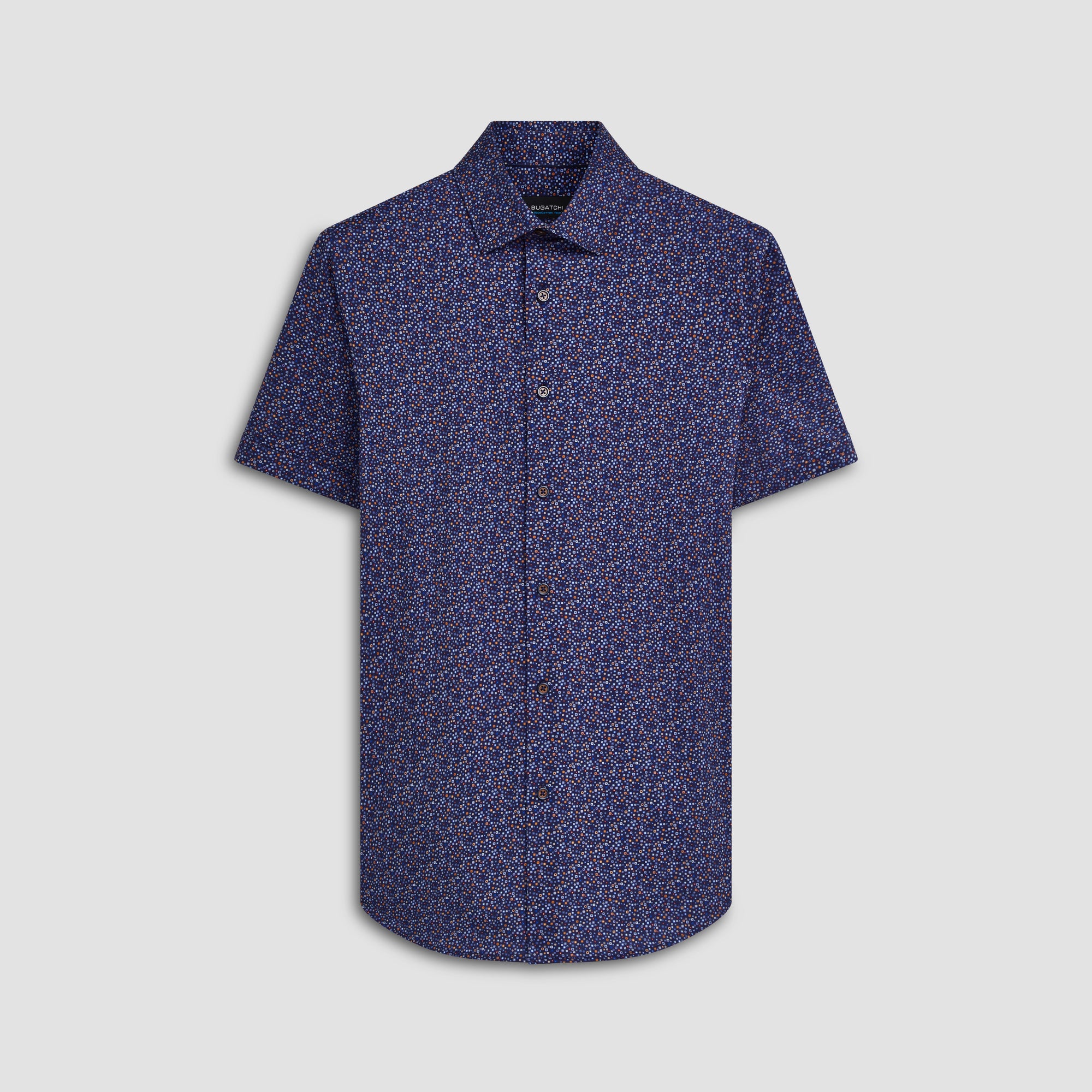 MILES Confetti Print OoohCotton Short Sleeve Shirt