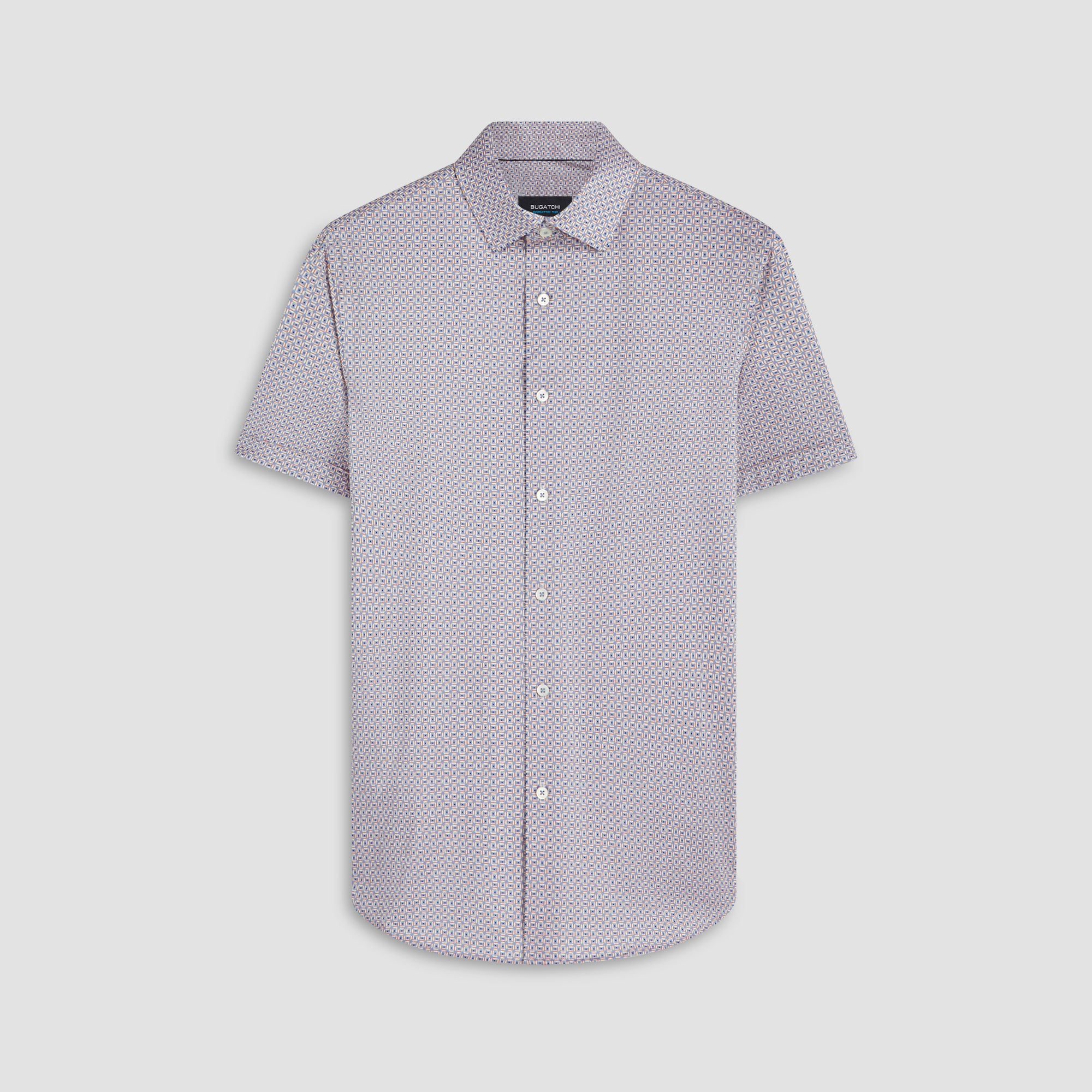 Miles Abstract Print OoohCotton Short Sleeve Shirt