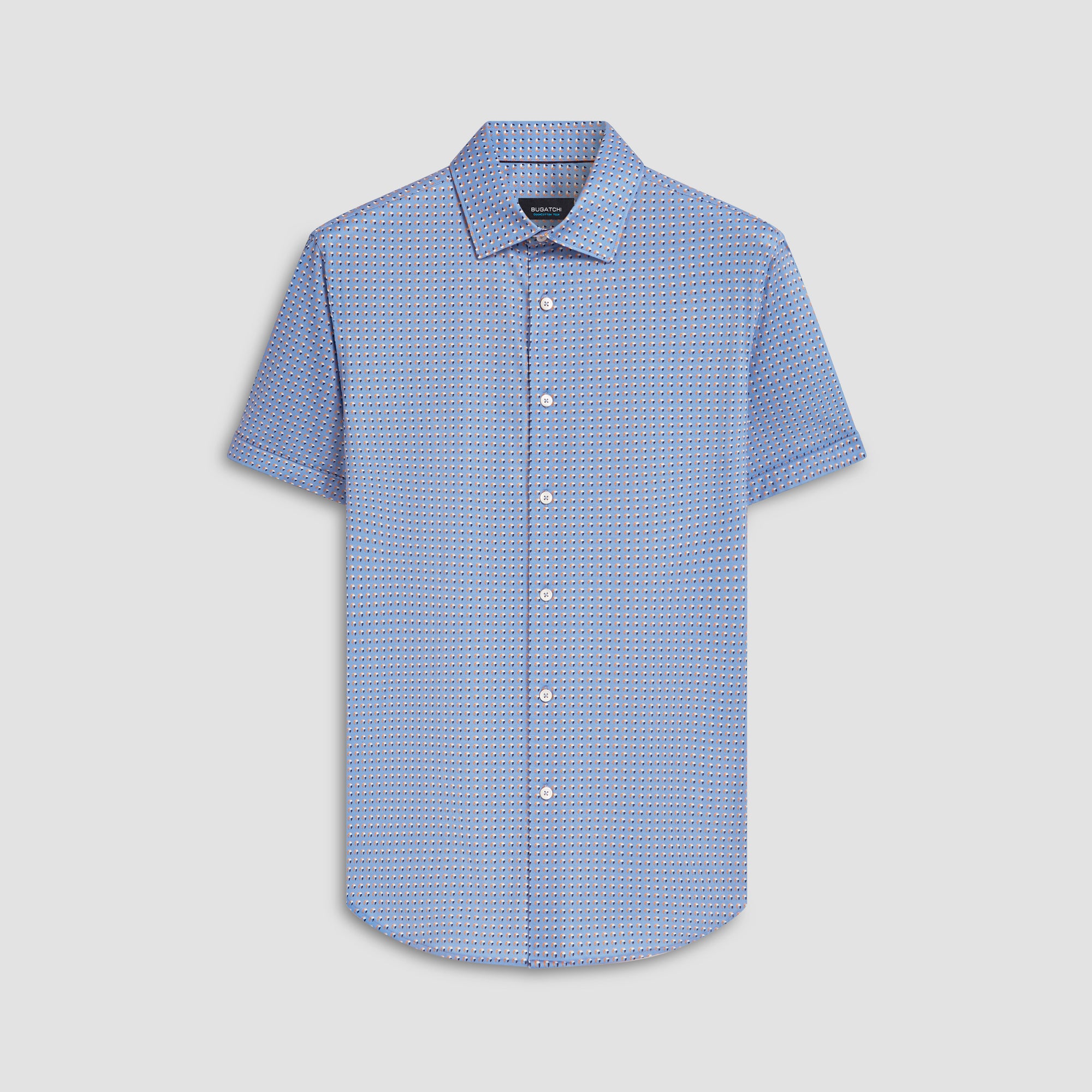 Miles Abstract Print OoohCotton Short Sleeve Shirt