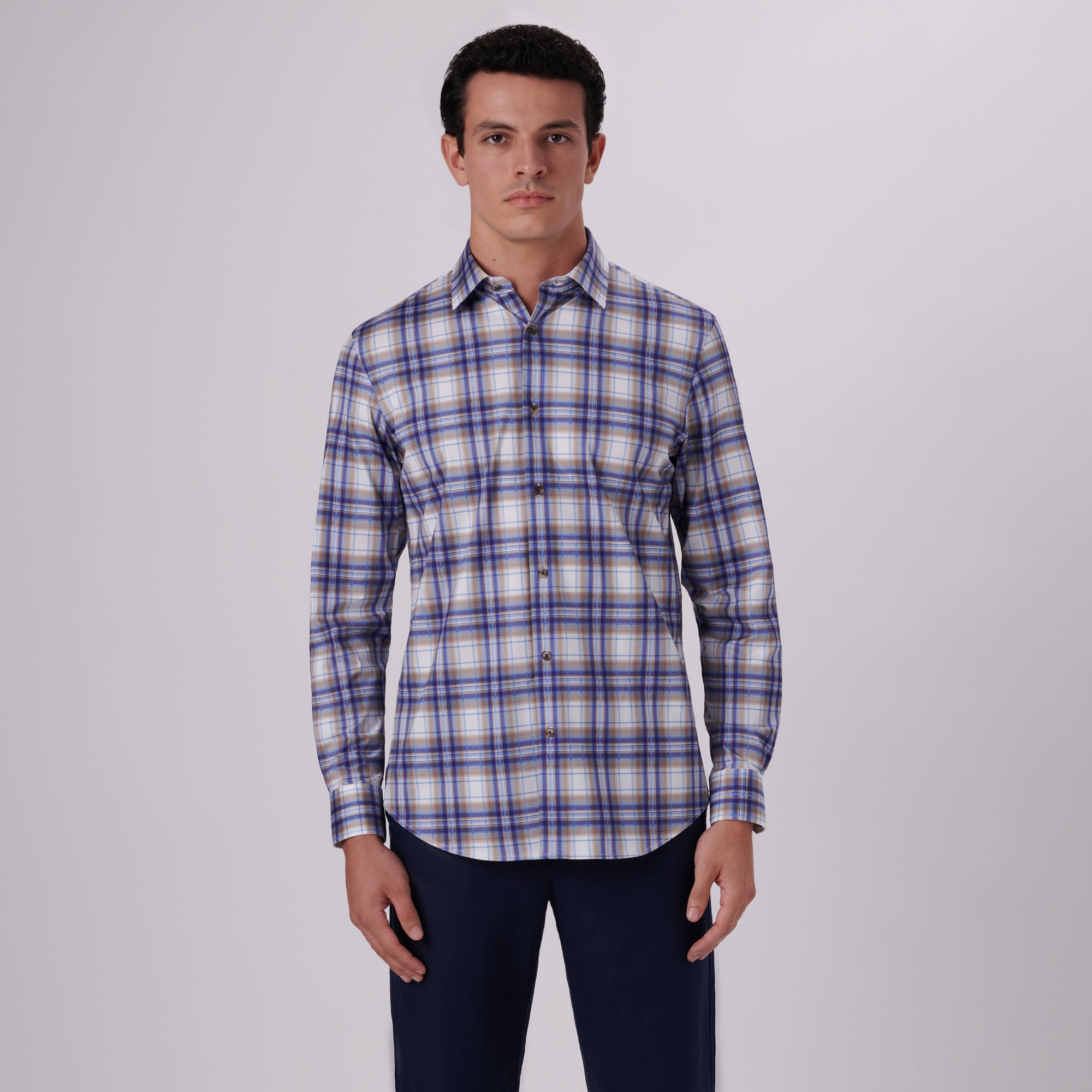 James Plaid Check Print OoohCotton Shirt
