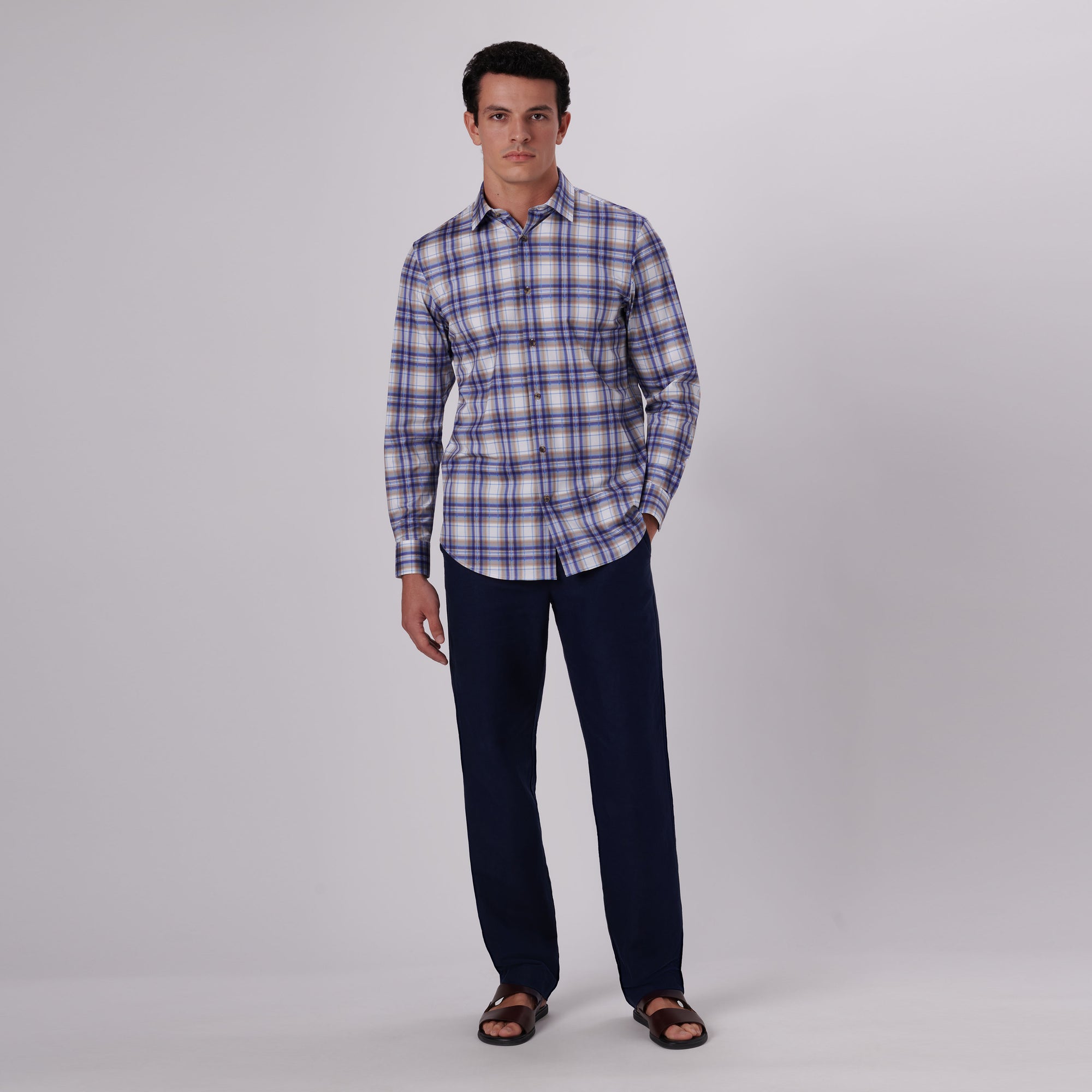 James Plaid Check Print OoohCotton Shirt