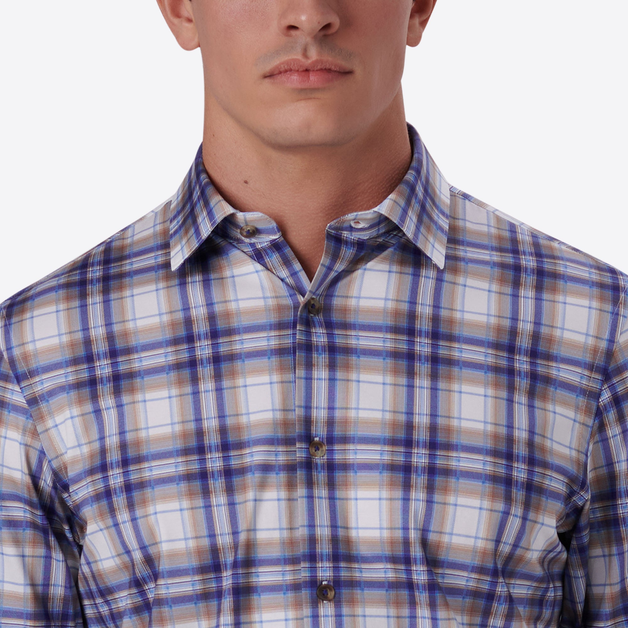 James Plaid Check Print OoohCotton Shirt