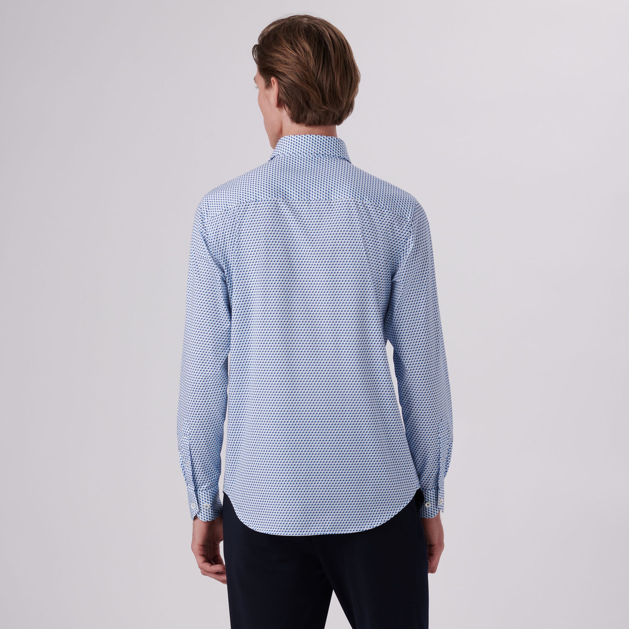 James Geometric Print OoohCotton Shirt