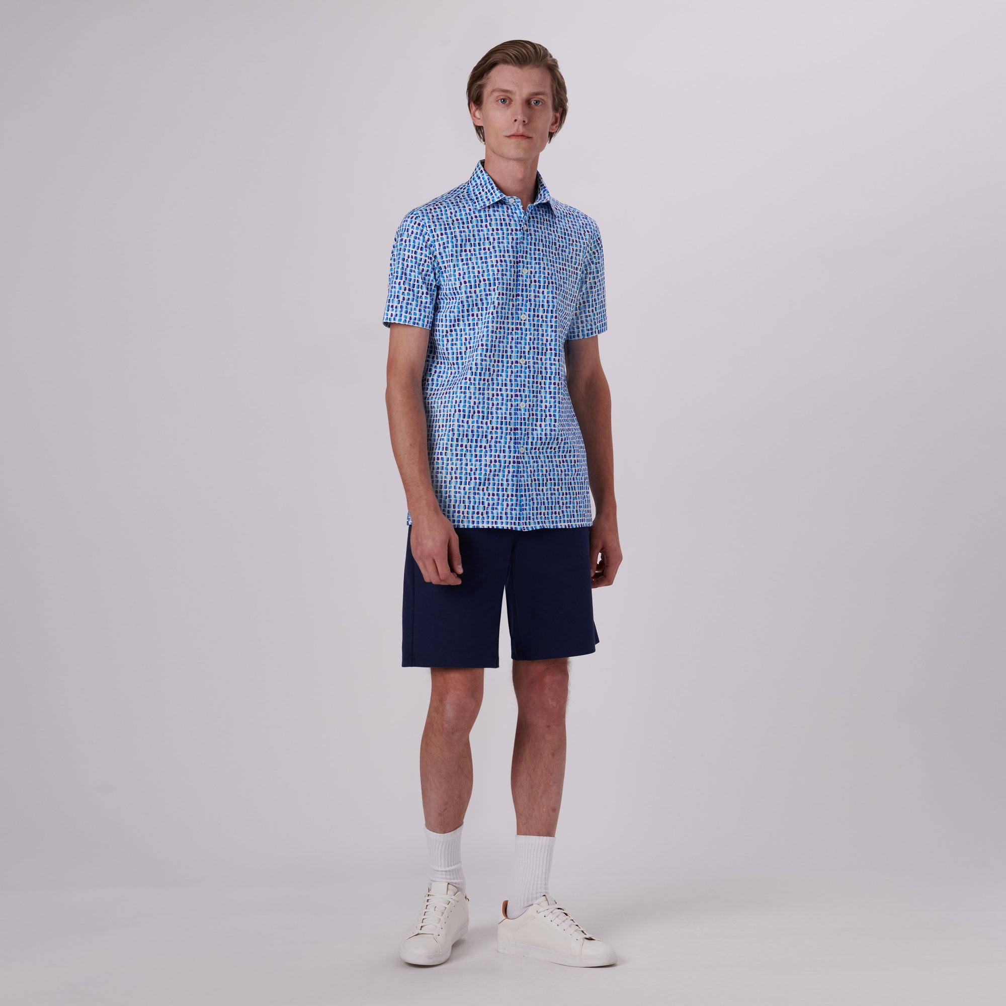 Milo Abstract Print OoohCotton Short Sleeve Shirt