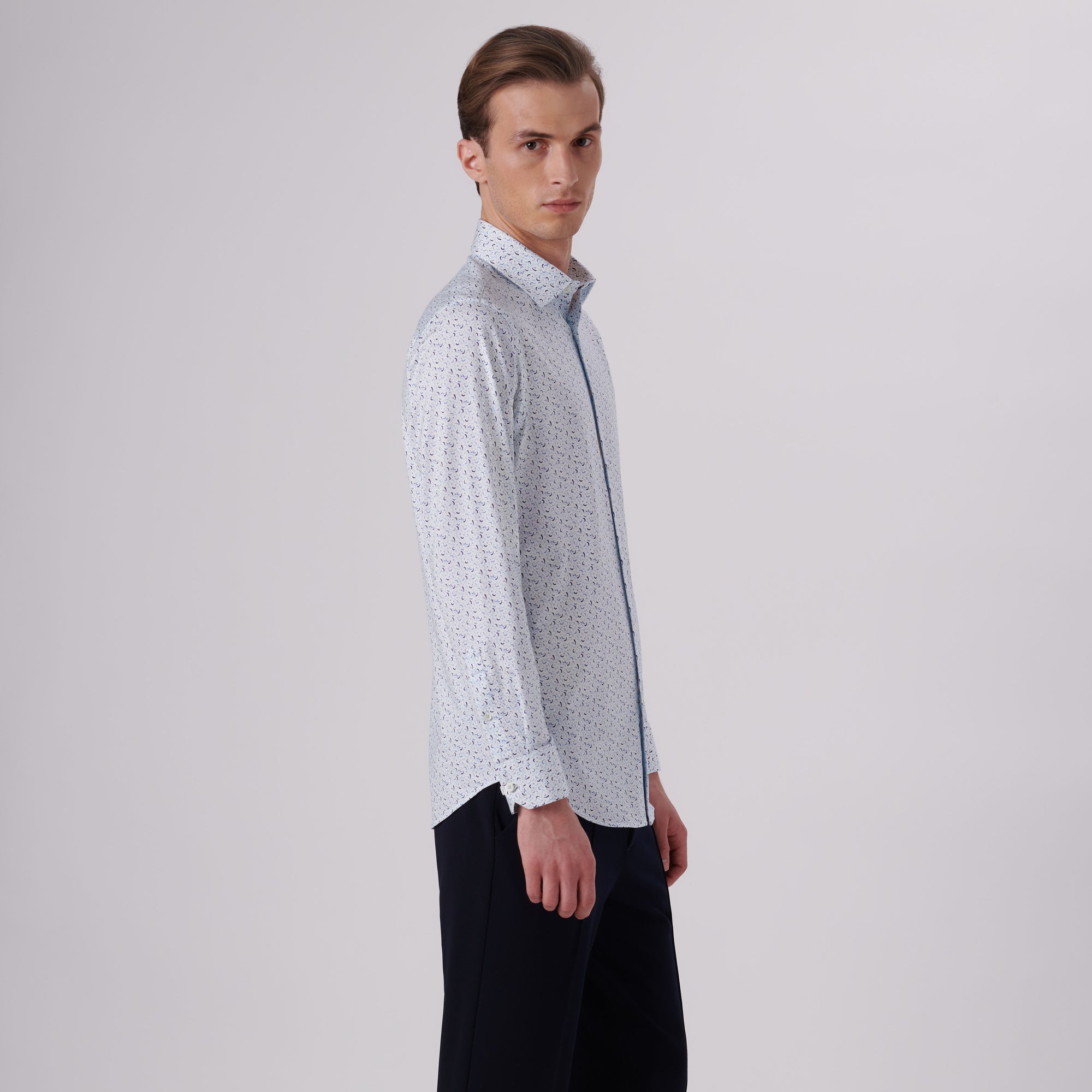 James Abstract Print OoohCotton Shirt