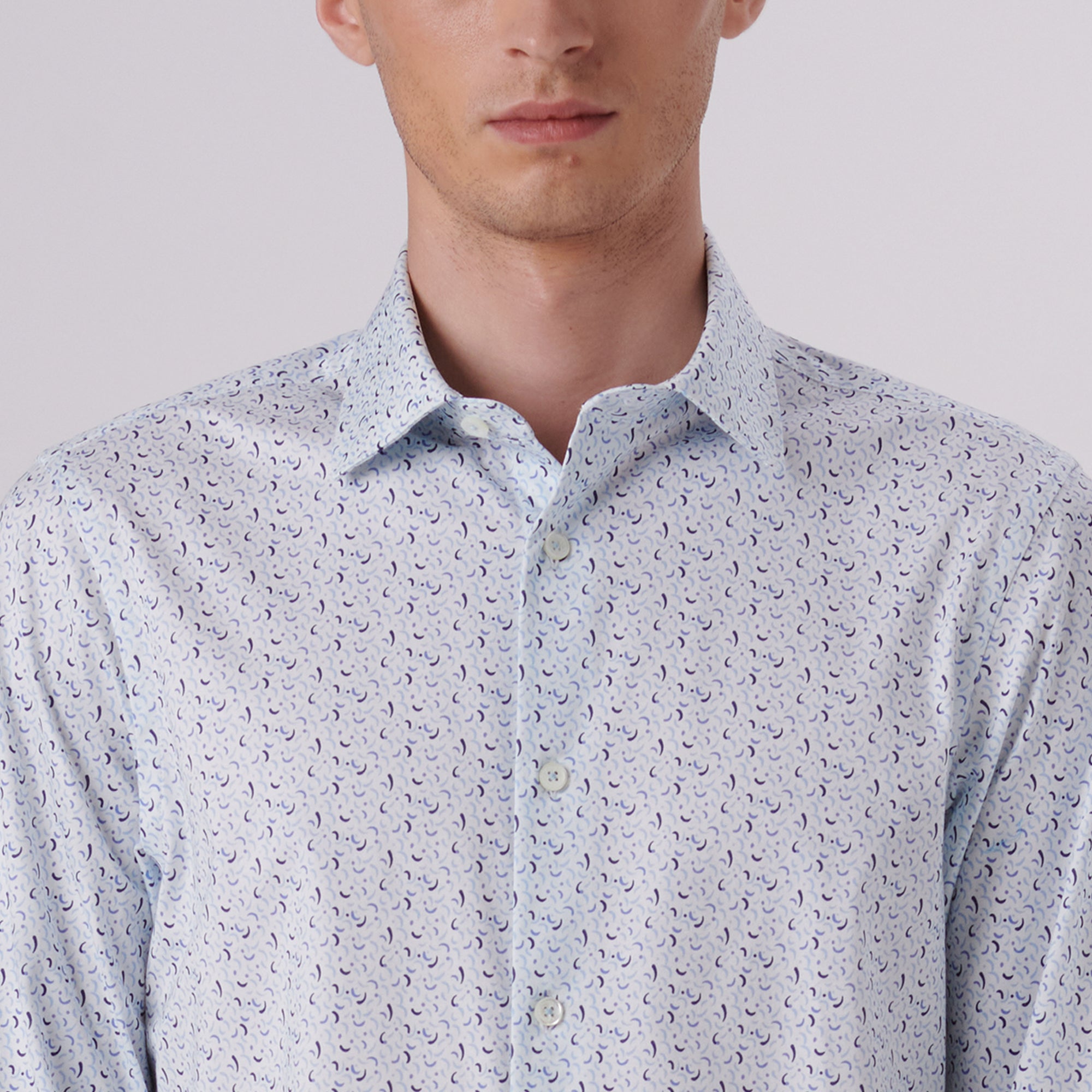 James Abstract Print OoohCotton Shirt