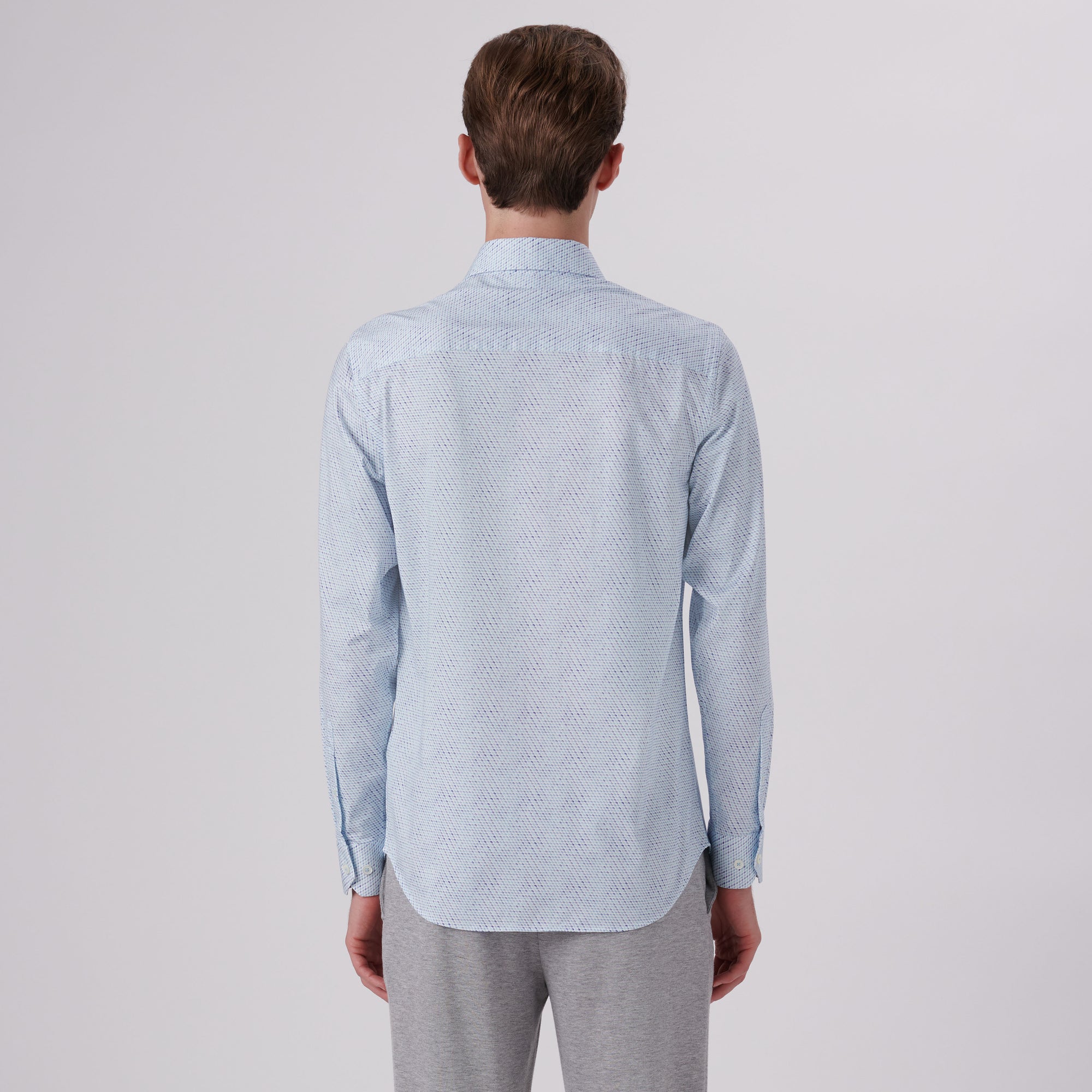 James Honeycomb Print OoohCotton Shirt