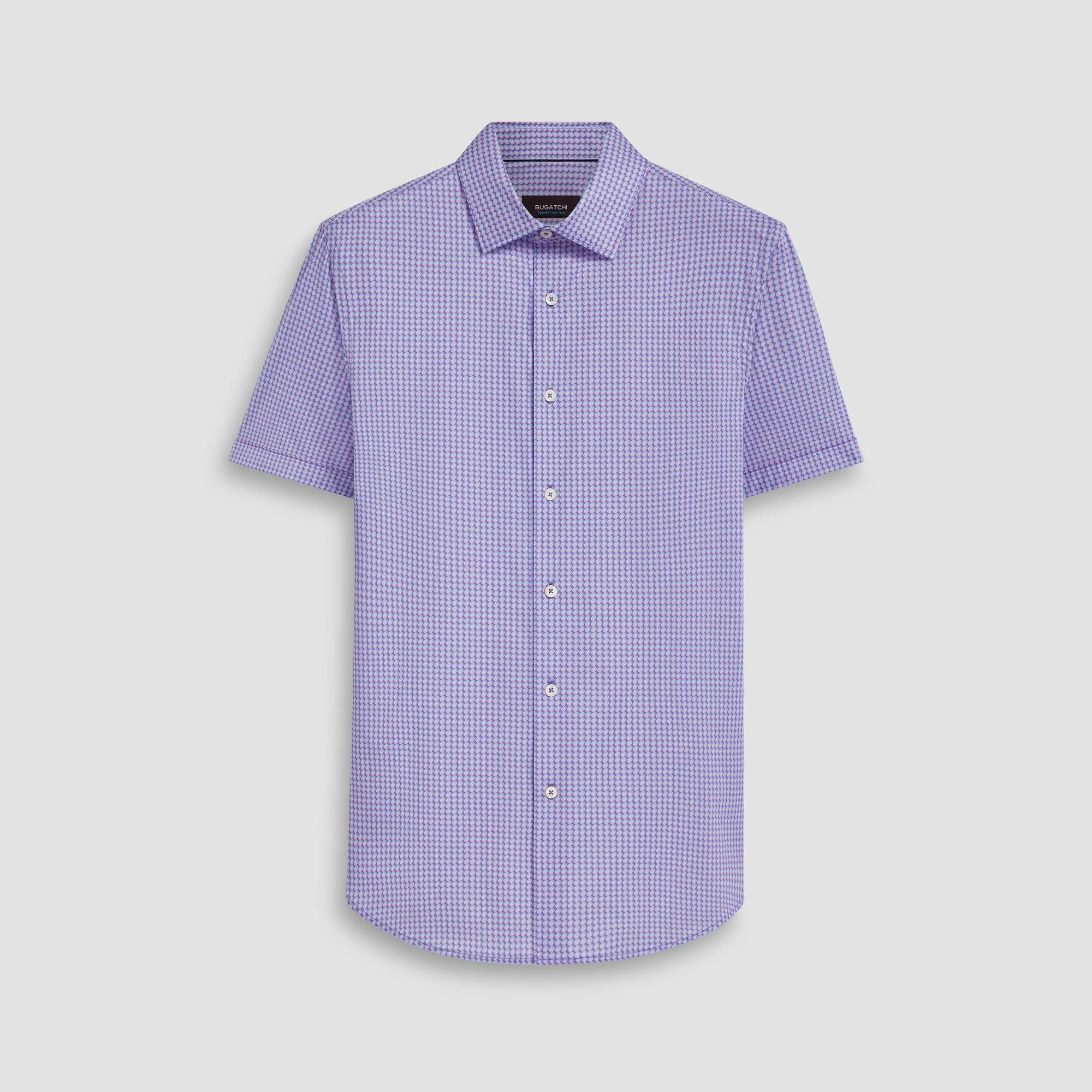 Miles Ribbon Stripe Print OoohCotton Short Sleeve Shirt