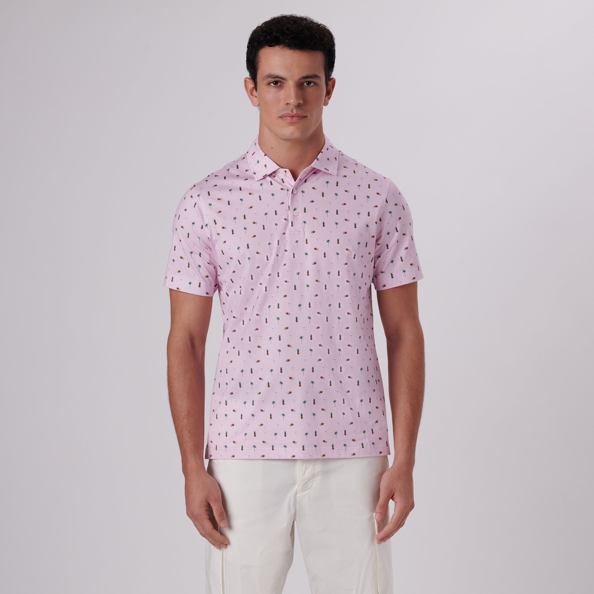 Victor Tropical Print OoohCotton Polo